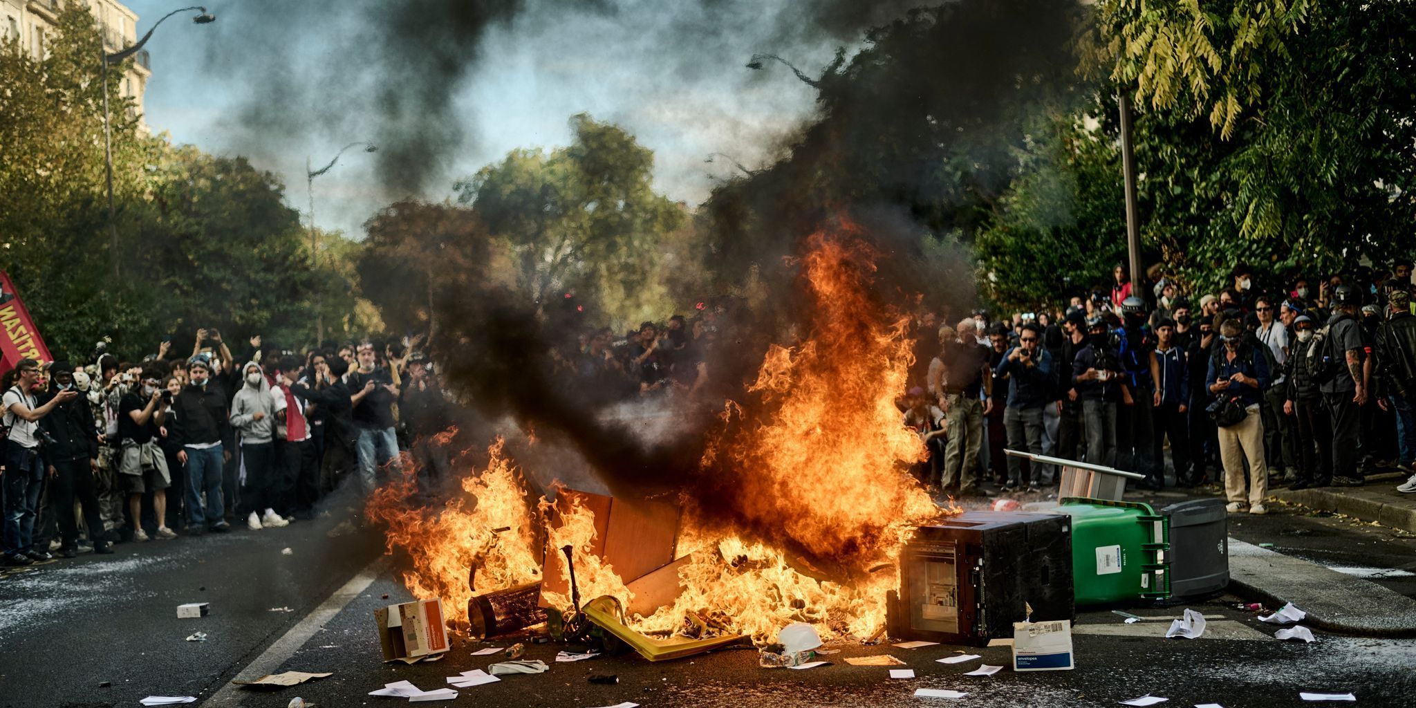 Schulproteste in Frankreich