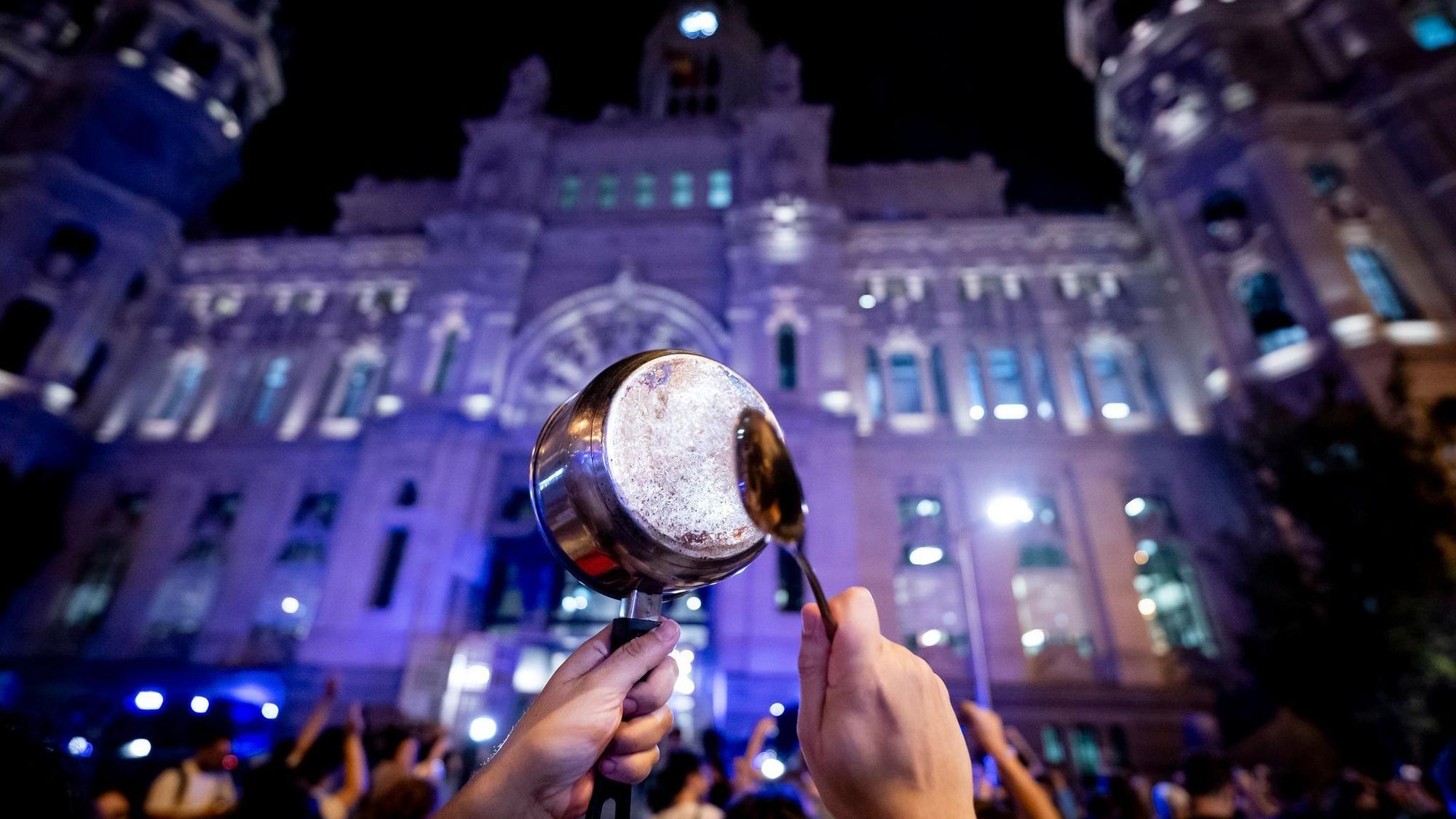 Protest gegen Wohnungsnot in Spanien