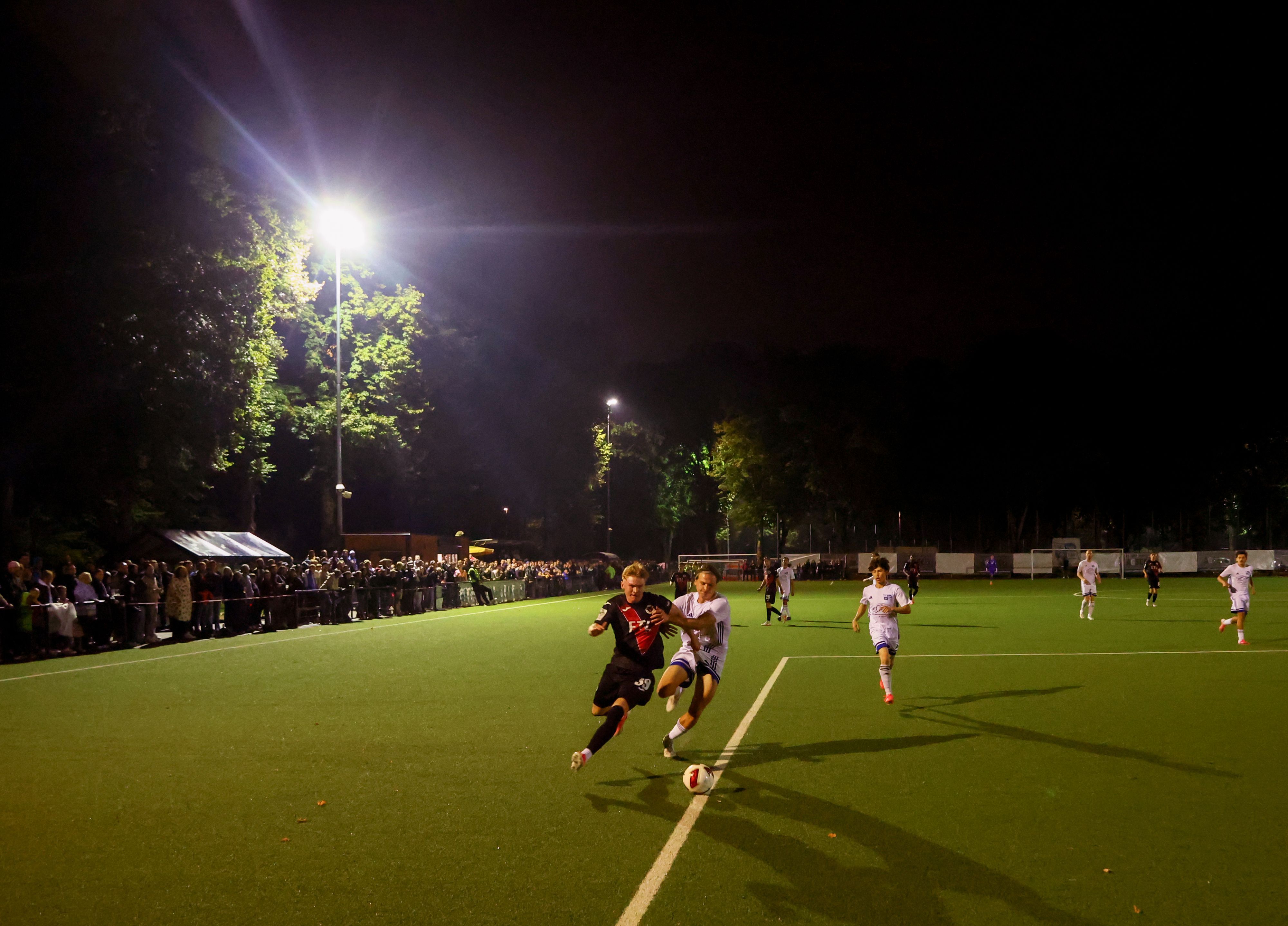 7.10.2026, Köln: Sport - Fußball Mittelrheinpokal -  Eichenkreuz Sportanlage Köln - Blau-Weiß Köln vs Viktoria Köln.  Foto: Thilo Schmülgen