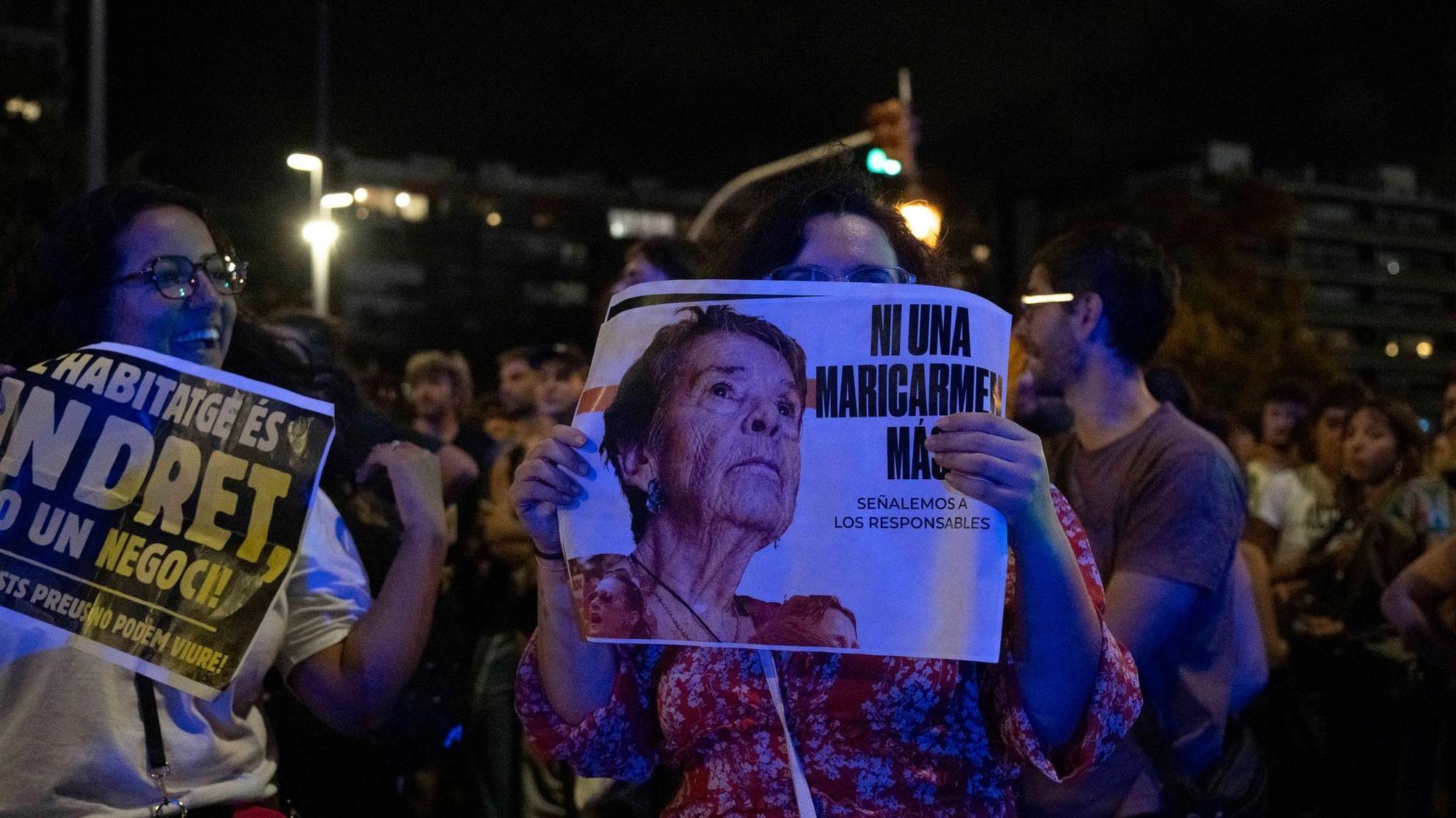 Demonstration zur Unterstützung des Maricarmen