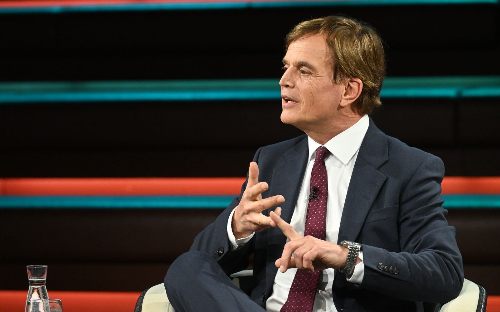 AfD-Politiker Bernd Baumann sprach bei „Markus Lanz“ unter anderem über die Wahl seines Parteikollegen zum Landtagspräsident in Sachsen-Anhalt. (Bild: ZDF/Cornelia Lehmann)