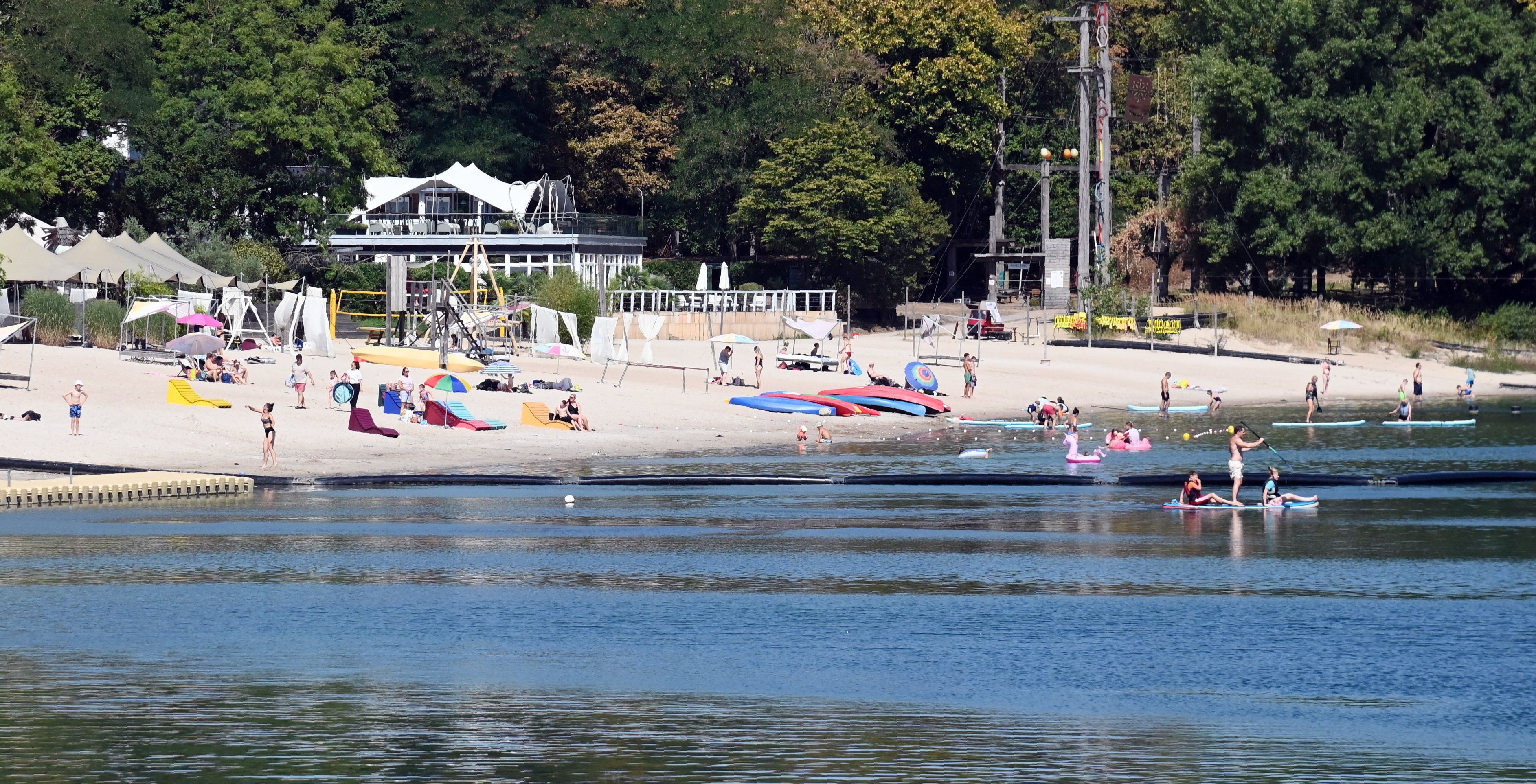 Der Blackfoot Beach am Fühlinger See.