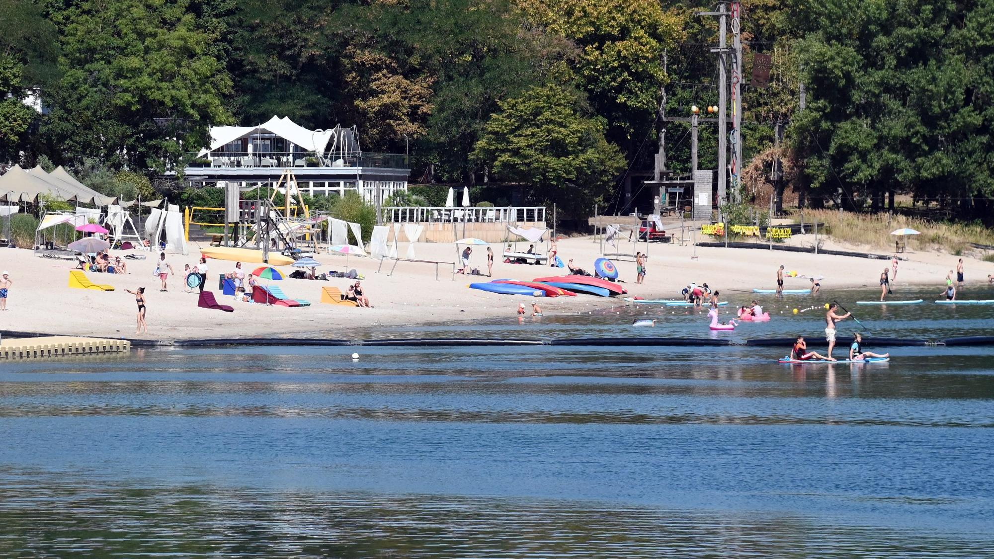 Der Blackfoot Beach am Fühlinger See.
