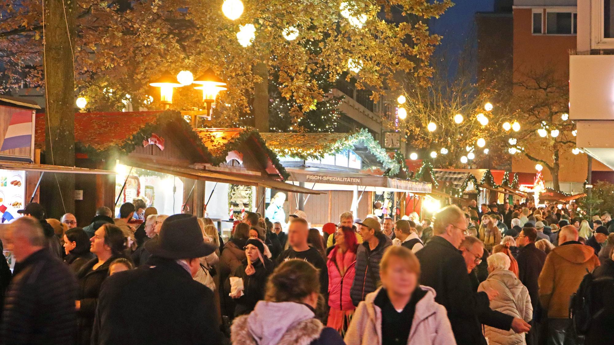 Weihnachtsmarkt im Essener Ortsteil Steele
