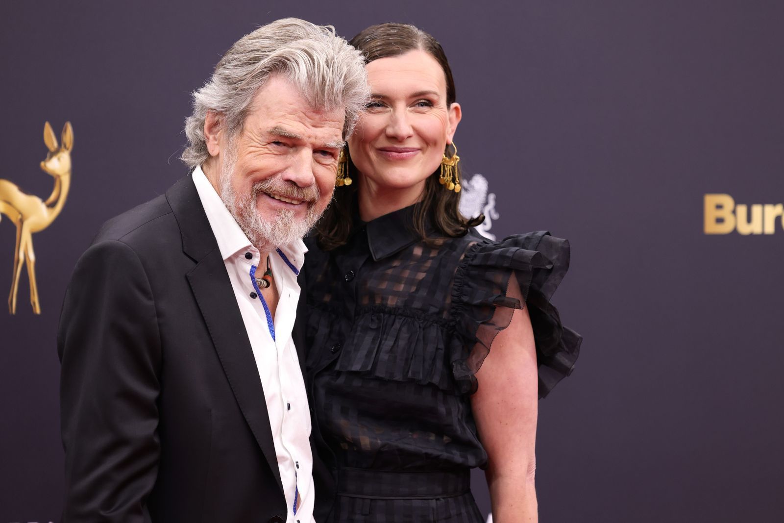Reinhold und Diane Messner, hier bei der Bambi-Verleihung 2024, sind seit rund fünf Jahren verheiratet. (Bild: 2024 Getty Images/Andreas Rentz)