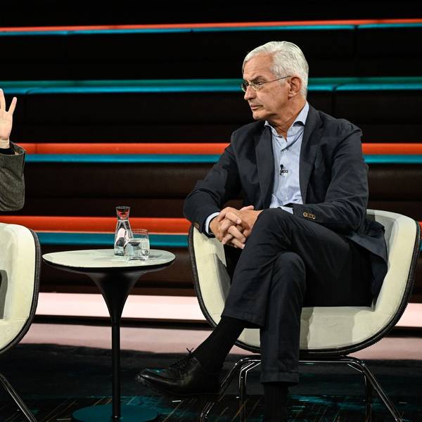 Bei „Markus Lanz“ kam es zum hitzigen Wortgefecht zwischen Grünen-Co-Chef Felix Banaszak und CDU-Politiker Mathias Middelberg. (Bild: ZDF / Markus Hertrich)