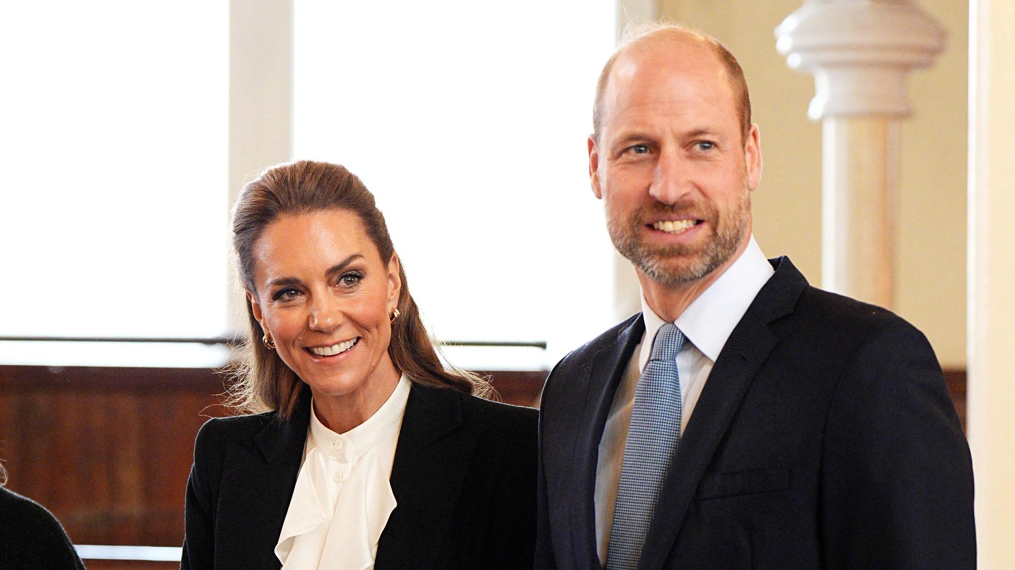 Prinzessin Kate und Prinz William bei ihrem Besuch in Belfast.