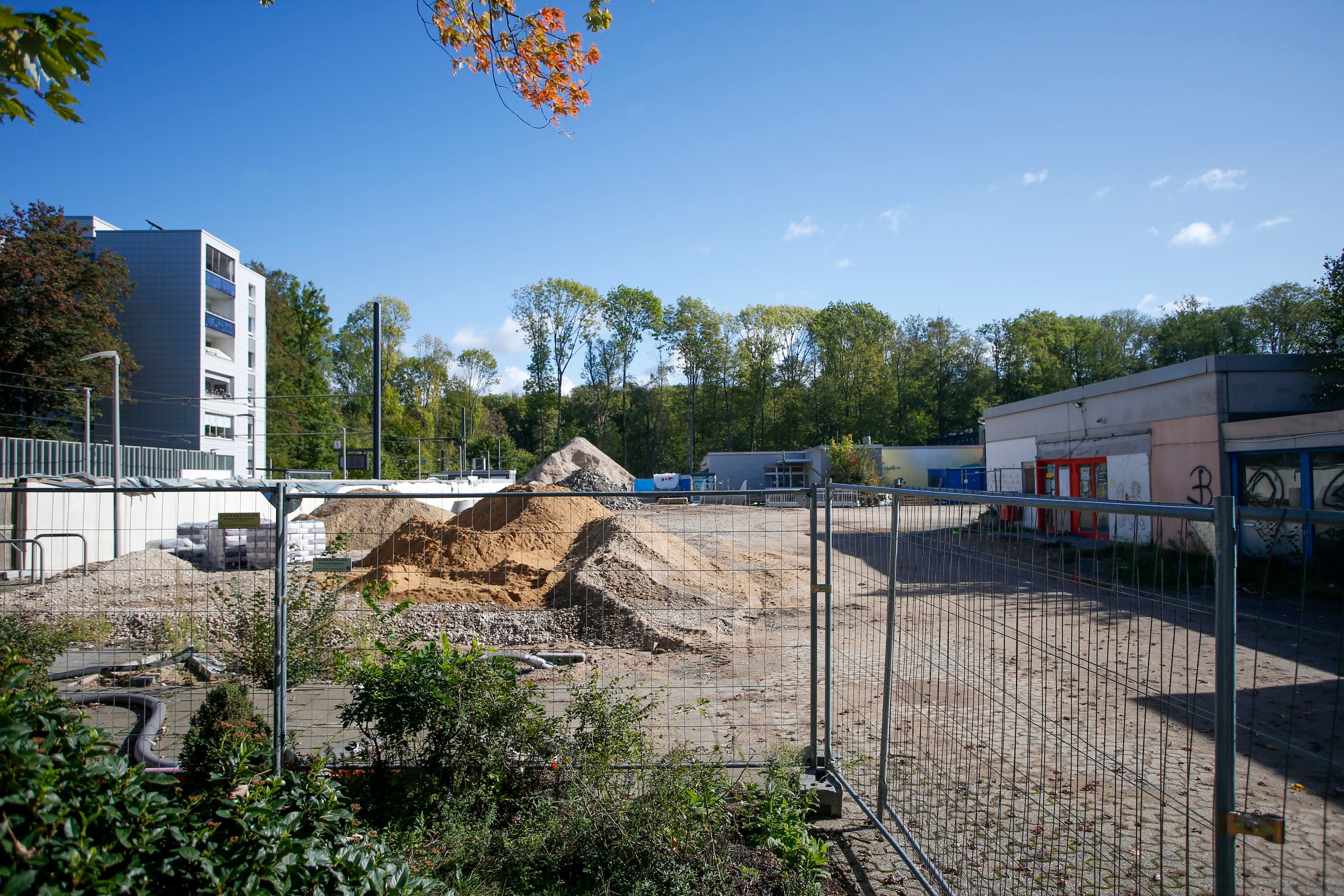 Die Baustelle an der Max-Ernst-Gesamtschule