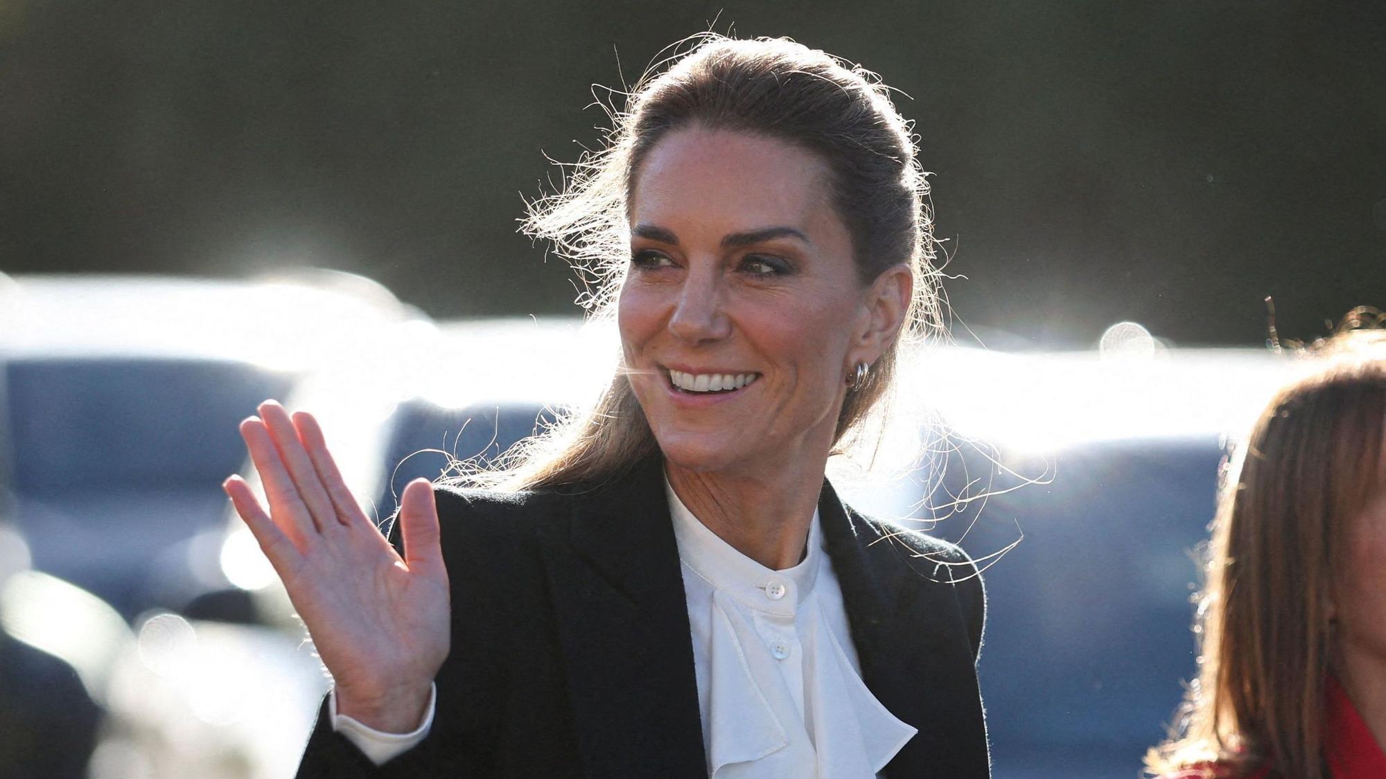 Prinzessin Kate beim Empfang in Belfast.