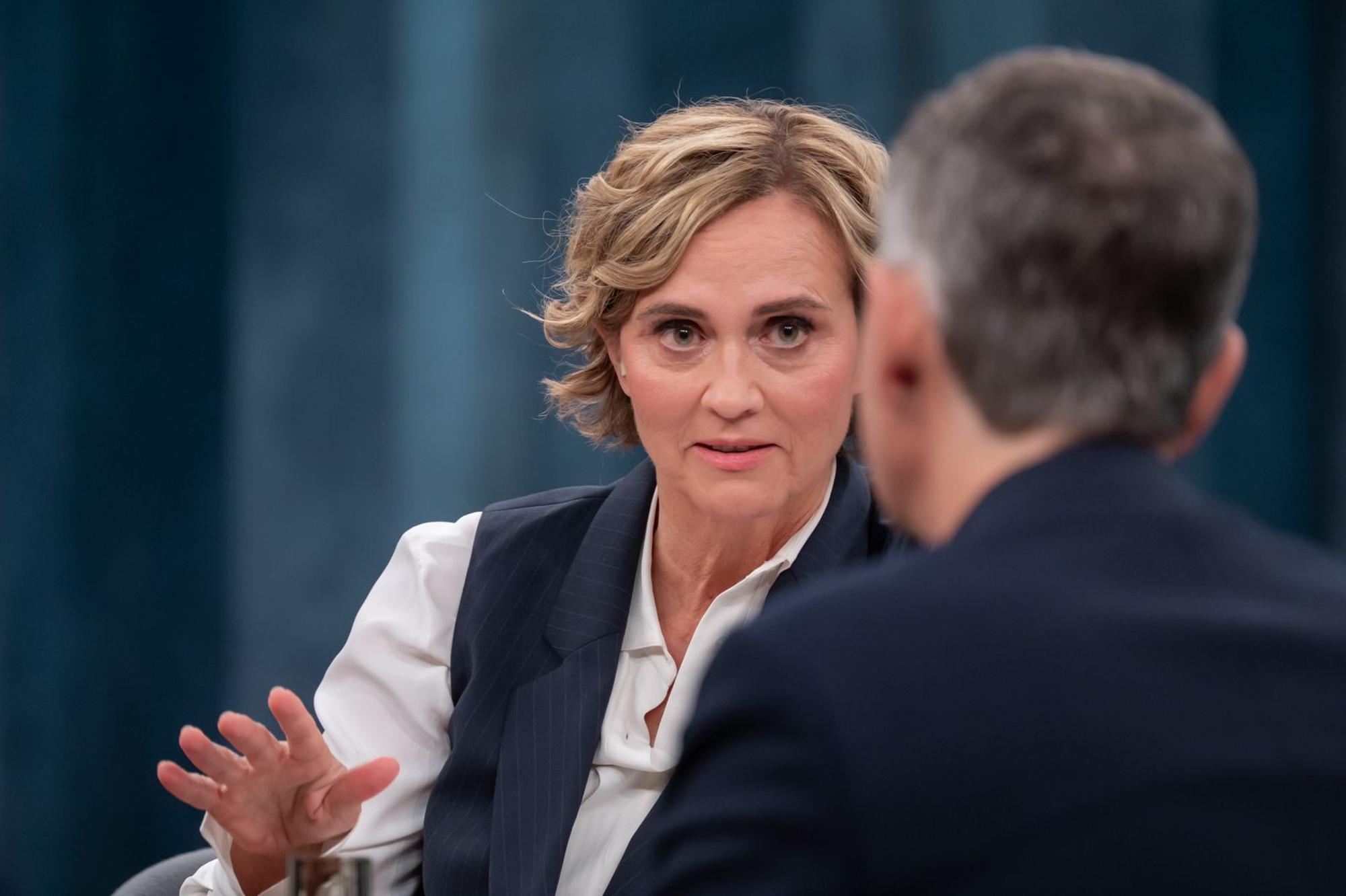 Caren Miosga sprach mit ihren Gästen über die aktuelle Regierungskrise. (Bild: NDR/Thomas Ernst)