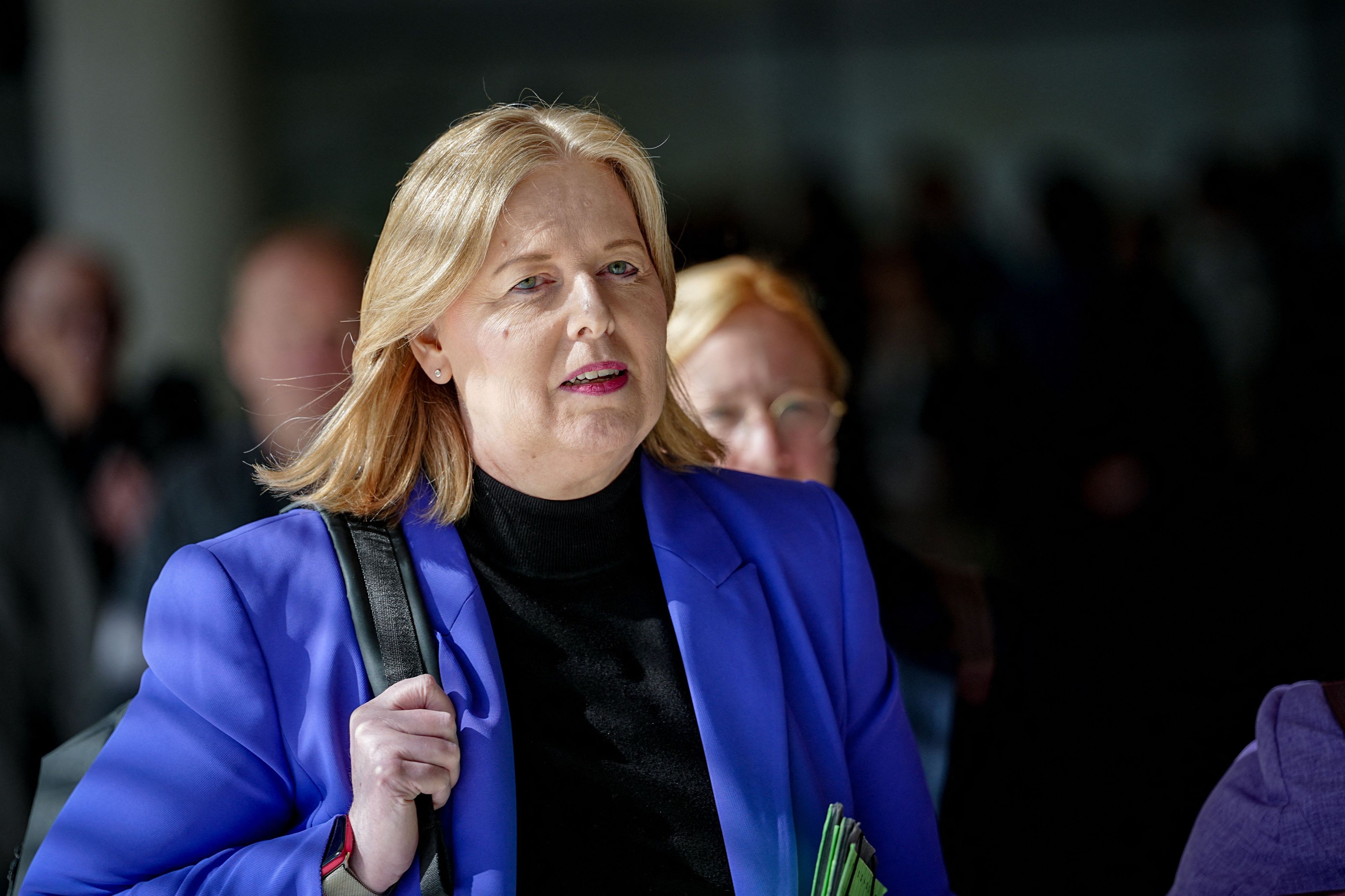 Bärbel Bas (SPD), Bundesministerin für Arbeit und Soziales und SPD-Parteivorsitzende, tritt zurück.
