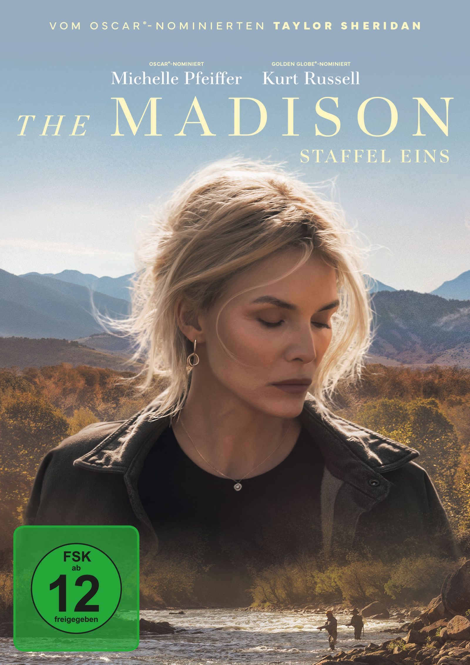 Schon in „Yellowstone“ analysierte Taylor Sheridan Familiendynamiken auf geniale Art und Weise. Ähnliches beabsichtigt er nun auch in der Dramaserie „The Madison“. In den Hauptrollen sind Michelle Pfeiffer und Kurt Russell zu sehen. (Bild: Leonine)