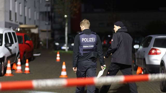 Polizei im Einsatz.