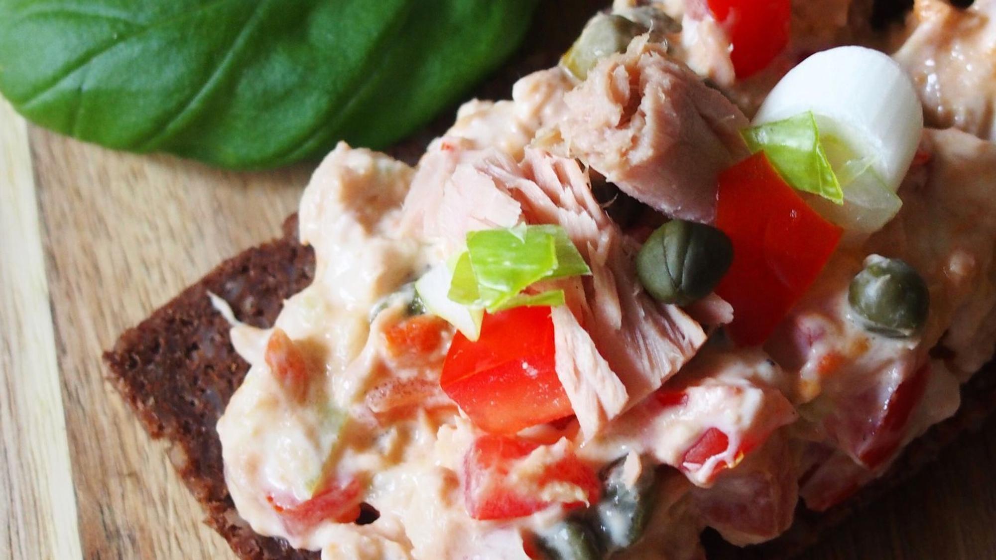 Thunfischcreme als Brotaufstrich.