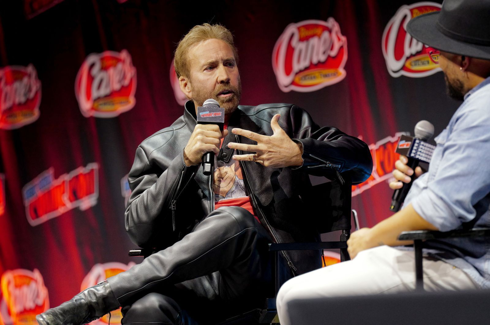 Nicolas Cage hat auf der „New York Comic Con“ über seine Zusammenarbeit mit Amazon für die Prime-Video-Serie „Spider-Noir“ gesprochen. (Bild: 2026 Getty Images/Craig Barritt)