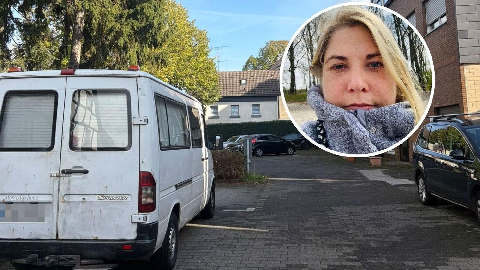 Mehrere Autos wurden in der Hofstraße in Köln-Stammheim bereits zerkratzt. Auch der Wagen von Miriam Höfer.