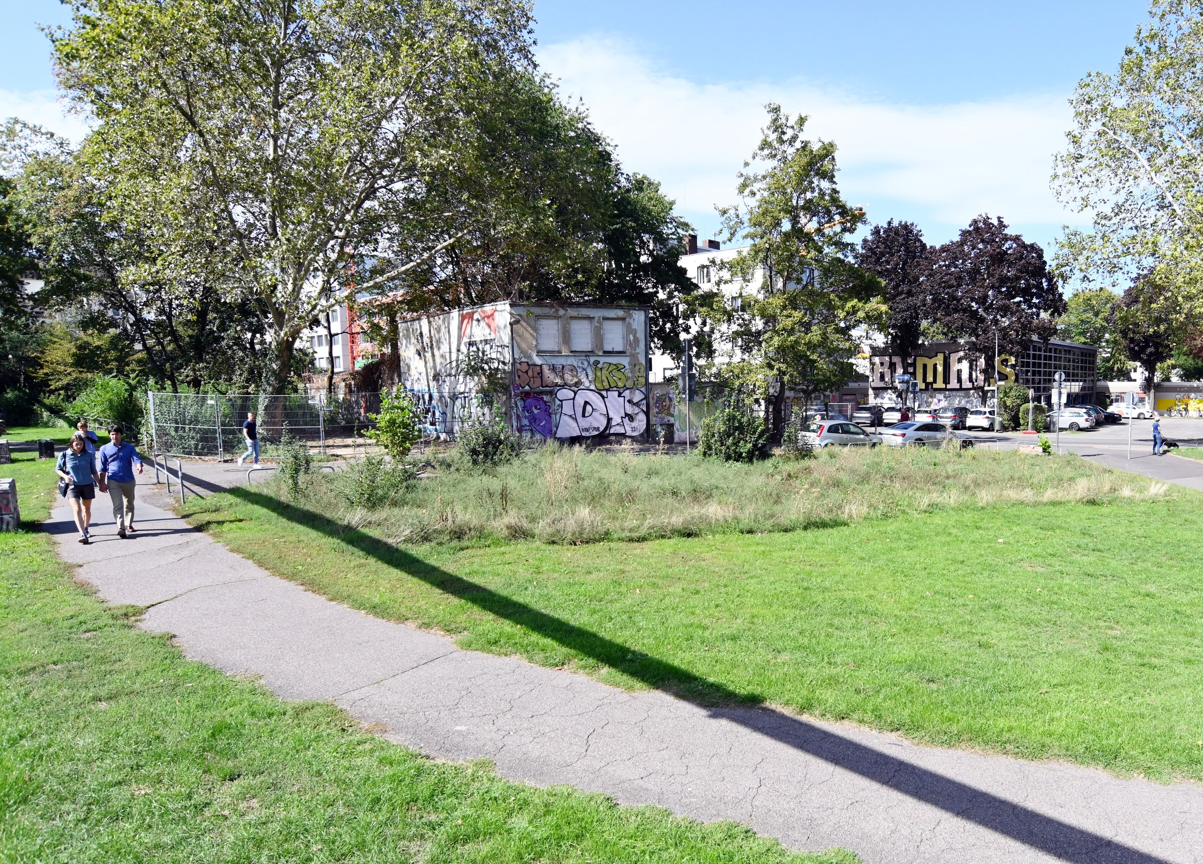 Auf der Fläche an der Löwengasse nahe des Waidmarkt sollen die Container der Feuerwache eins stehen.