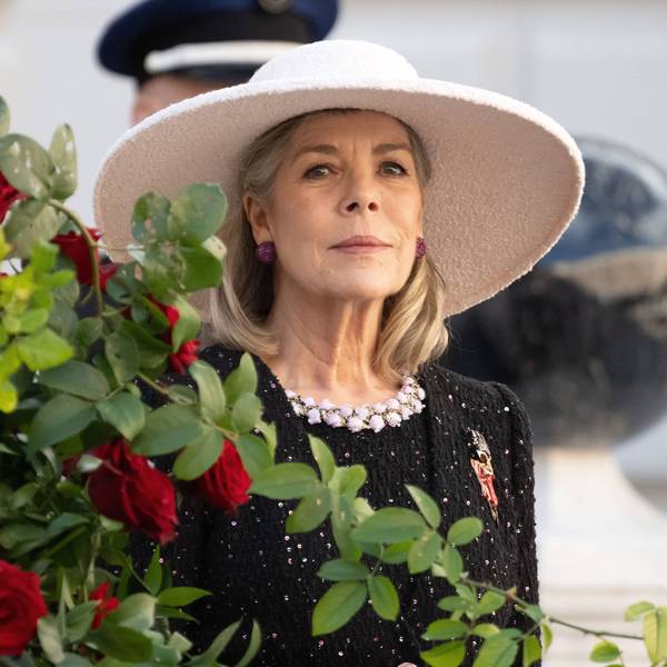 Prinzessin Caroline von Hannover posiert.
