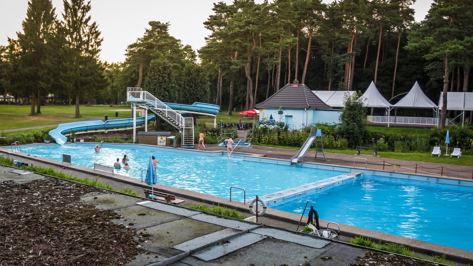 Das Waldbad im Ortsteil Dünnwald.