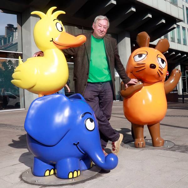 15.10.2026, Köln: Christoph Biemann: Die Maus bekommt Gesellschaft von Elefant und Ente. Foto: Arton Krasniqi