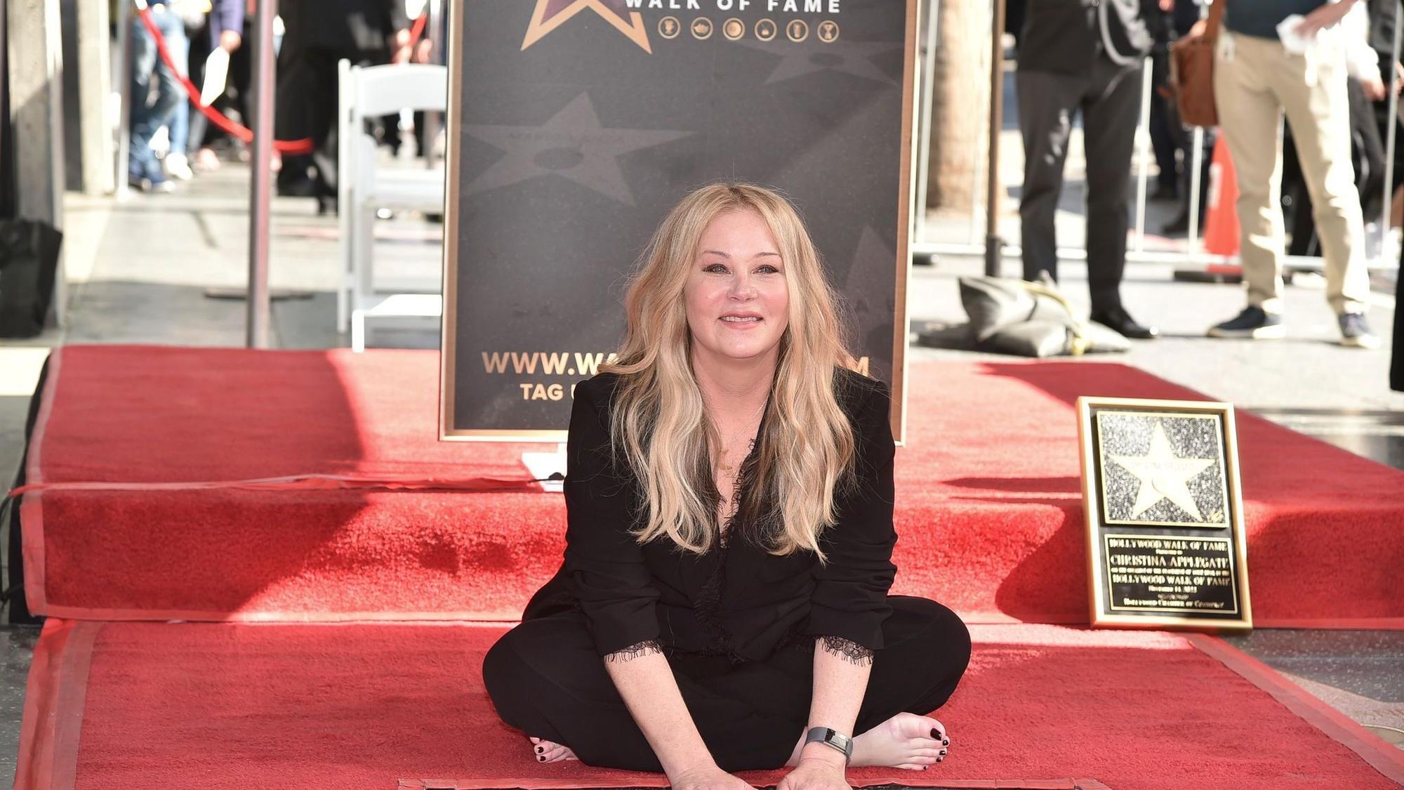 Applegate bekommt Stern auf dem Hollywood Walk of Fame