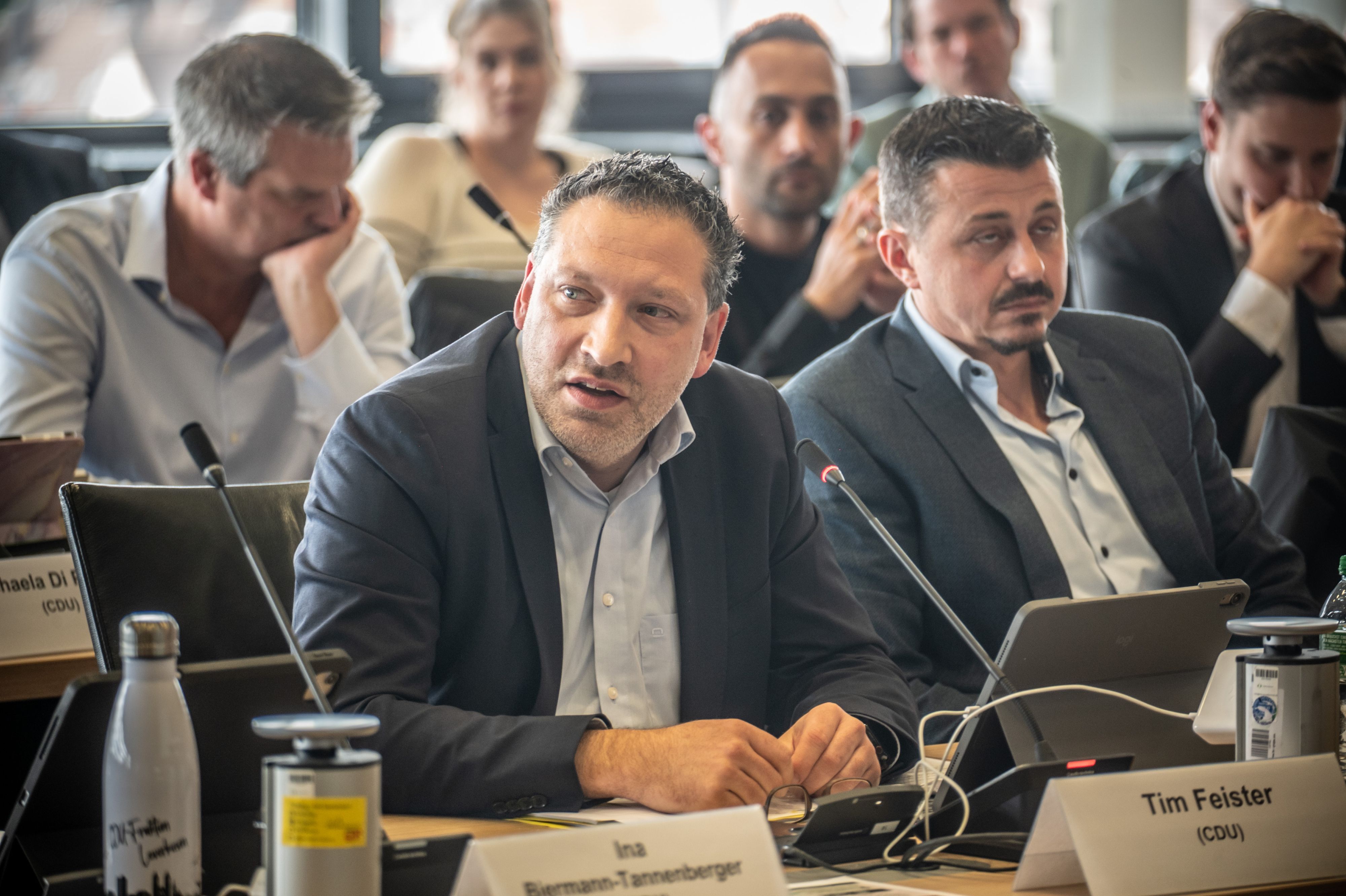 CDU-Fraktionsvorsitzender Tim Feister im Stadtrat.