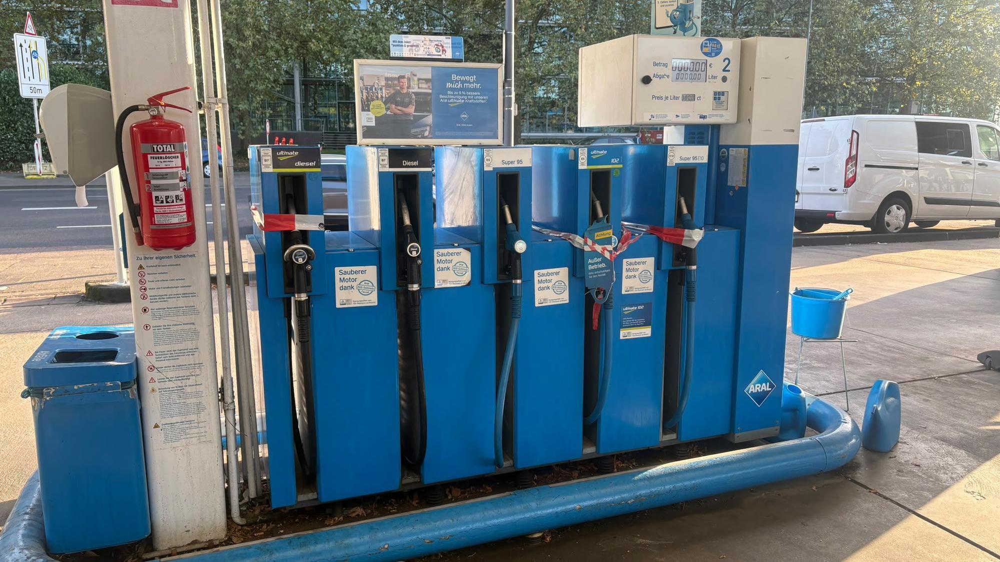 Bei der Aral in Köln-Niehl gab es am 14. und 15. Oktober 2026 weder Benzin noch Diesel