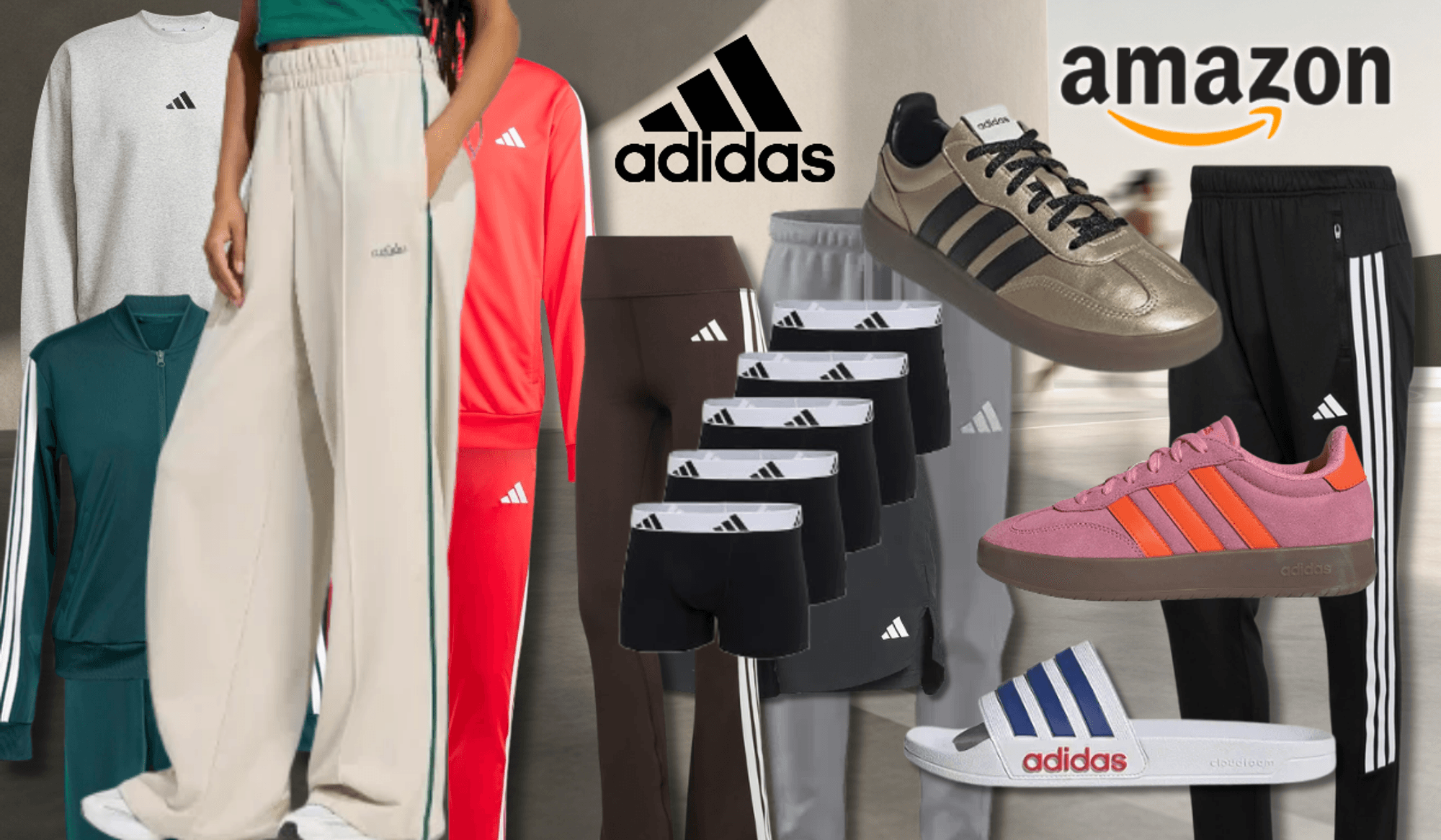 adidas Sportkleidung, Trainingsanzüge, Sneaker und Freizeitmode