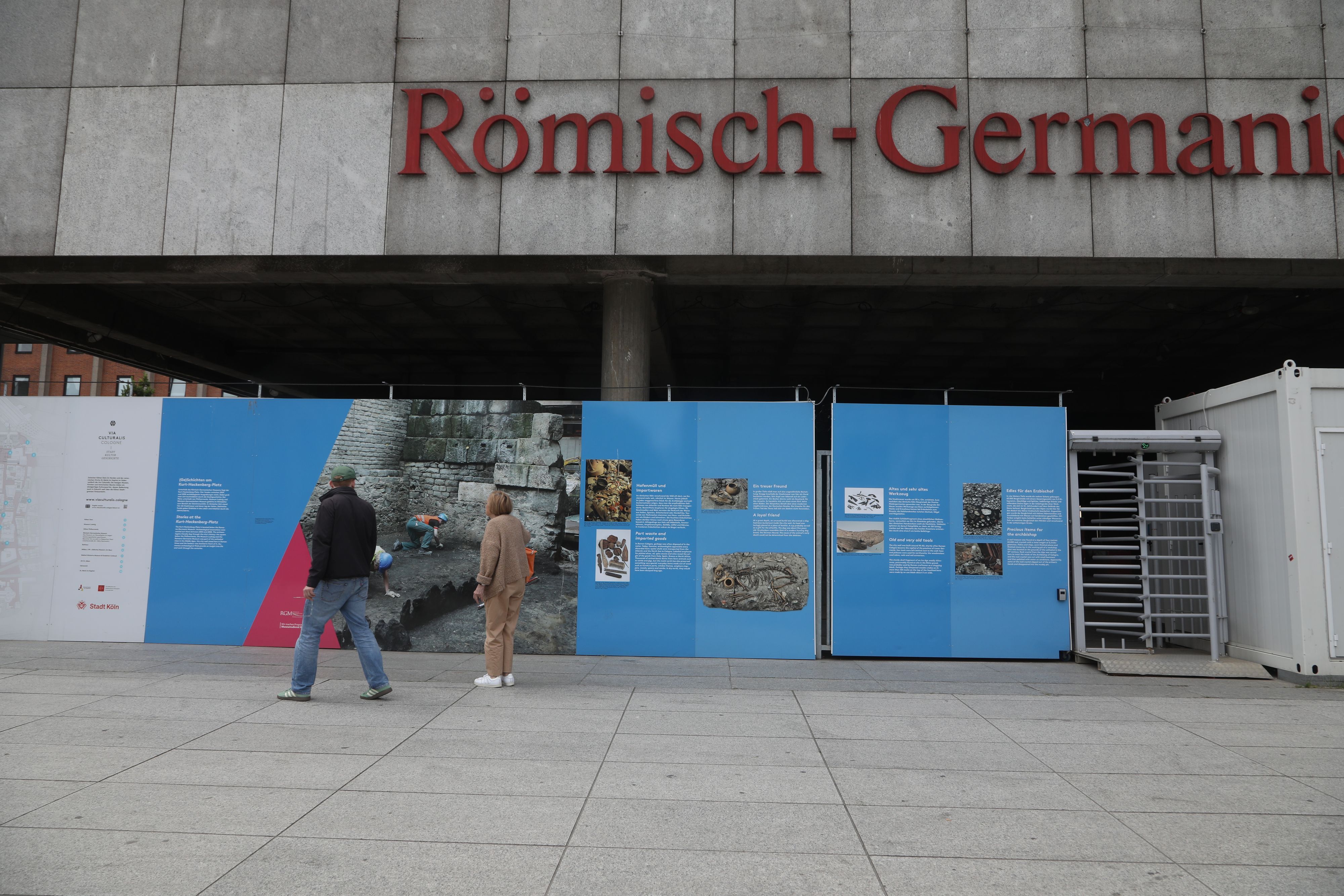 Das Römisch-Germanische Museum am Kölner Dom wird derzeit saniert.