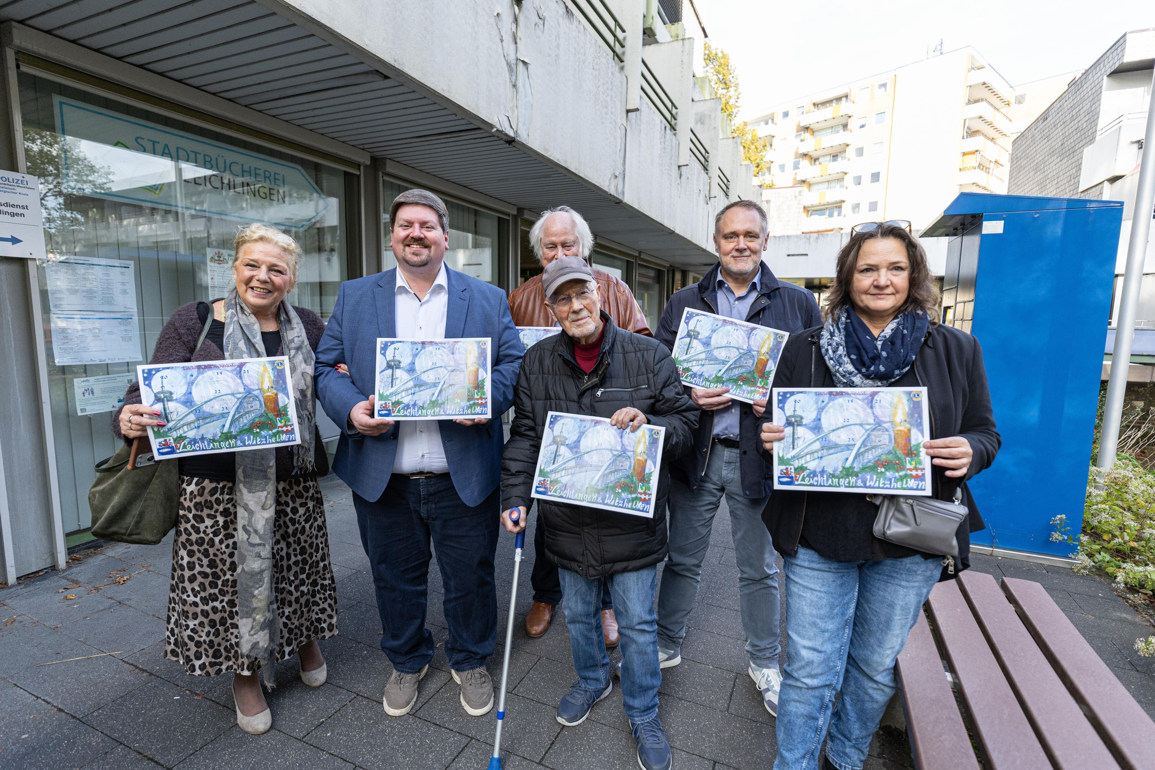 Diesjähriger Schirmherr des Adventskalenders vom Lion Club Leichlingen ist Bürgermeister Maurice Winter.