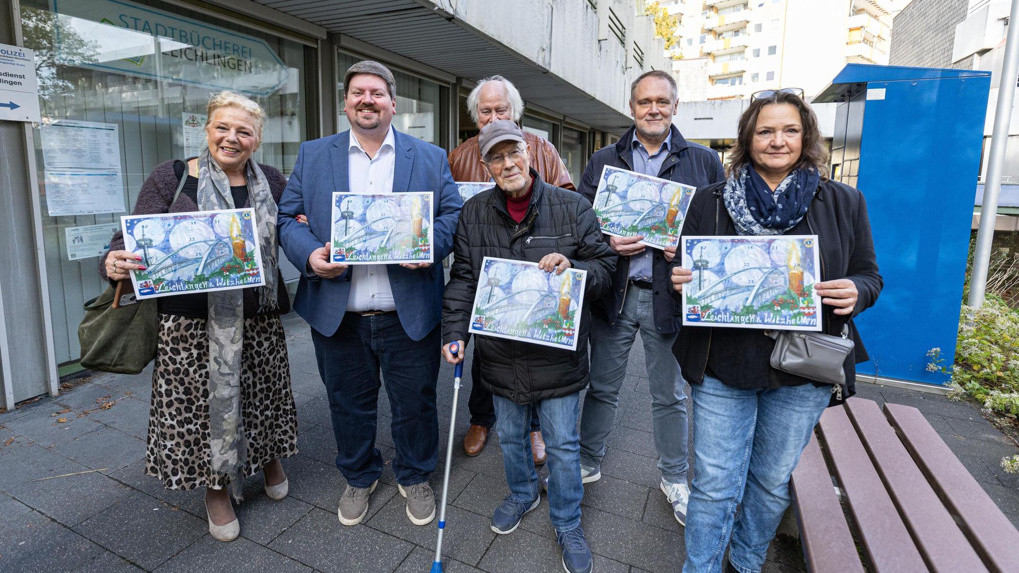 Diesjähriger Schirmherr des Adventskalenders vom Lion Club Leichlingen ist Bürgermeister Maurice Winter.