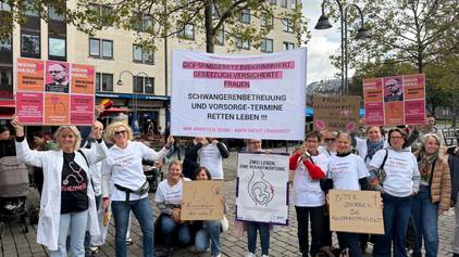 Eröffnung Gesundheitsdemo Heumarkt