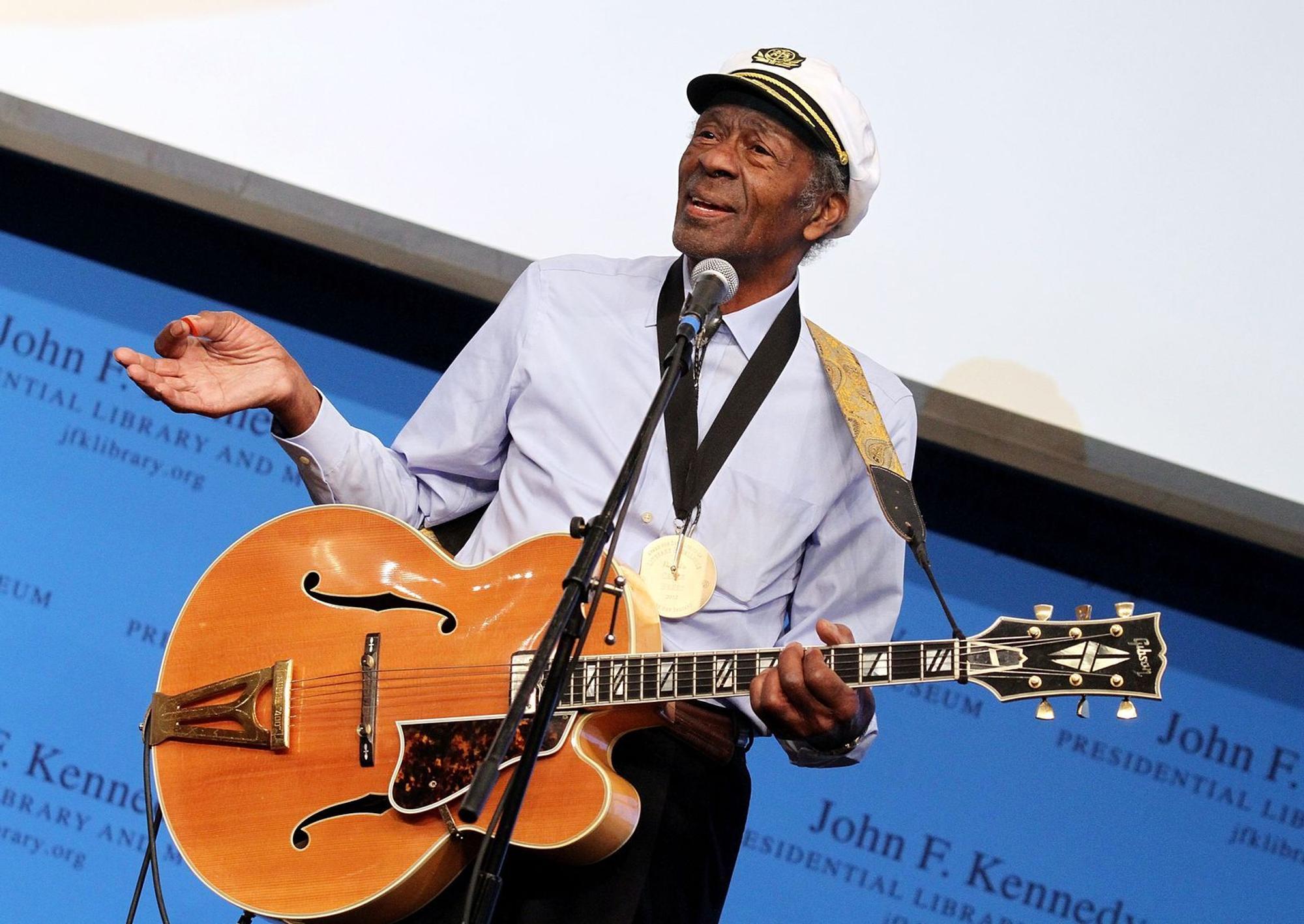 Chuck Berry - hier zu sehen im Jahr 2012 - starb am 18. März 2017. Er wurde 90 Jahre alt. (Bild: 2012 Getty Images/Marc Andrew Deley)