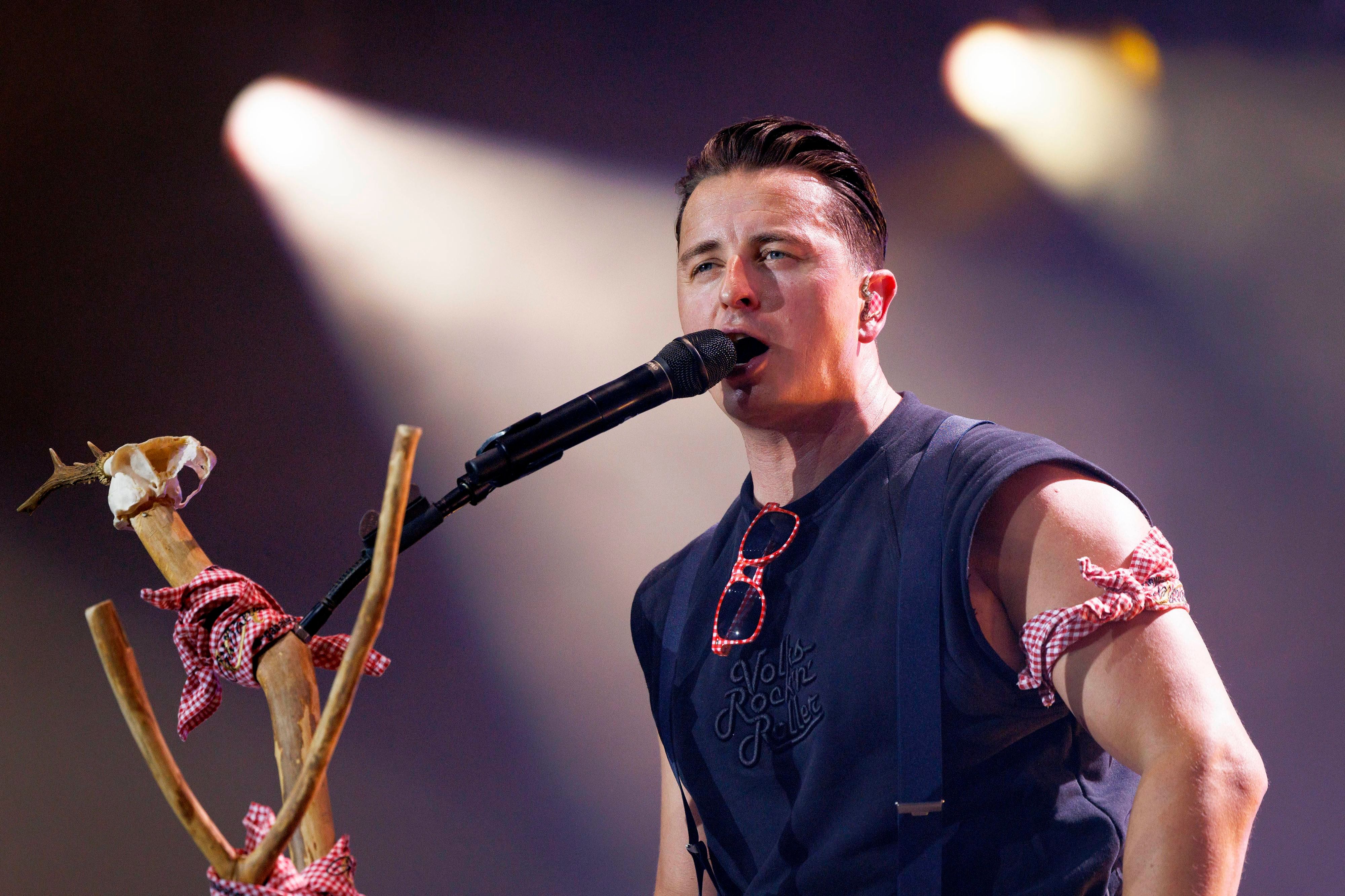 Andreas Gabalier bei einem Auftritt in der Lanxess-Arena im Jahr 2023