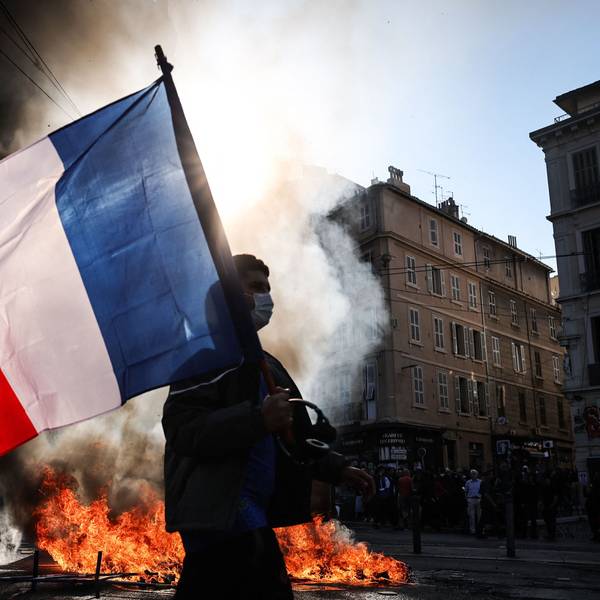 Straßenproteste in Marseille