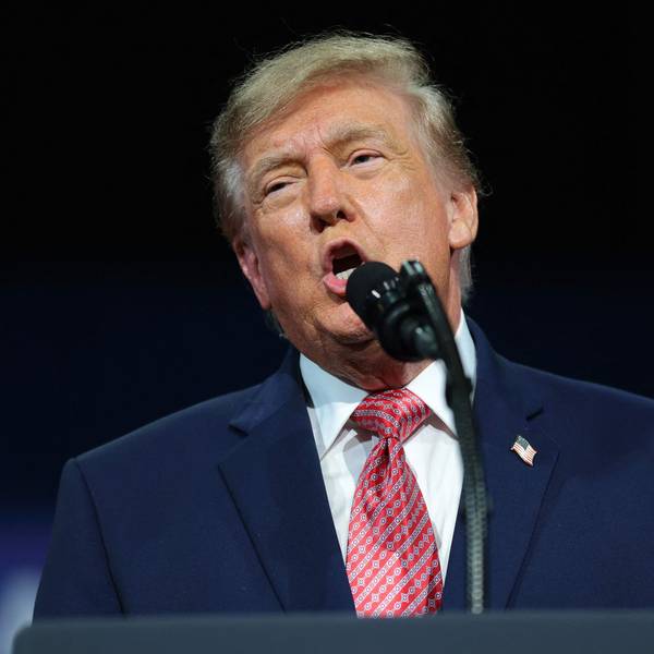 US-Präsident Donald Trump bei einer Wahlkampfveranstaltung in Kansas. (Archivbild)