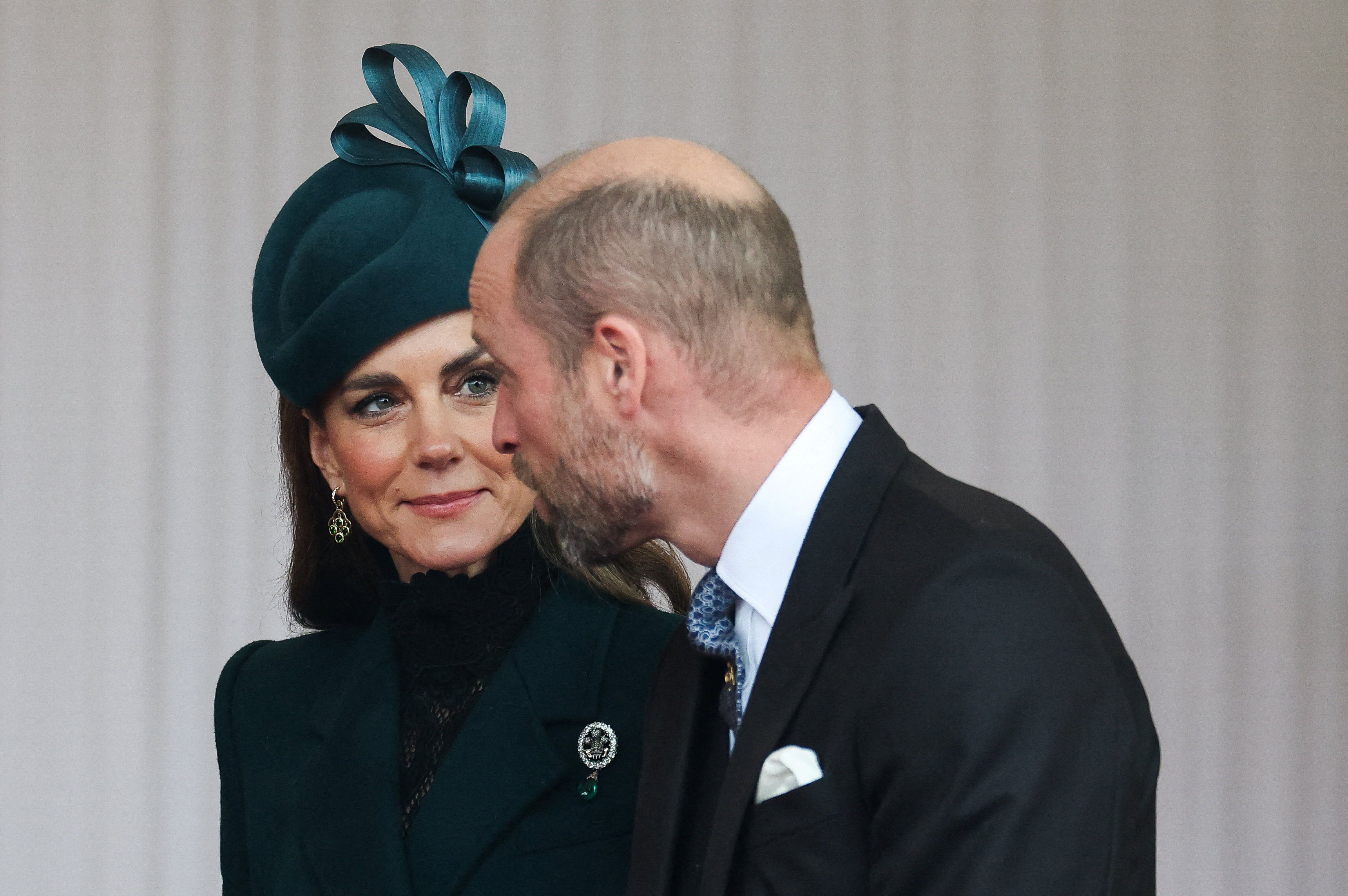 Prinzessin Kate und Prinz William begrüßen den Sultan von Oman, Haitham bin Tarik, zum Auftakt seines dreitägigen Staatsbesuchs in Windsor.