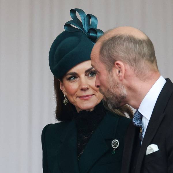 Prinzessin Kate und Prinz William begrüßen den Sultan von Oman, Haitham bin Tarik, zum Auftakt seines dreitägigen Staatsbesuchs in Windsor.