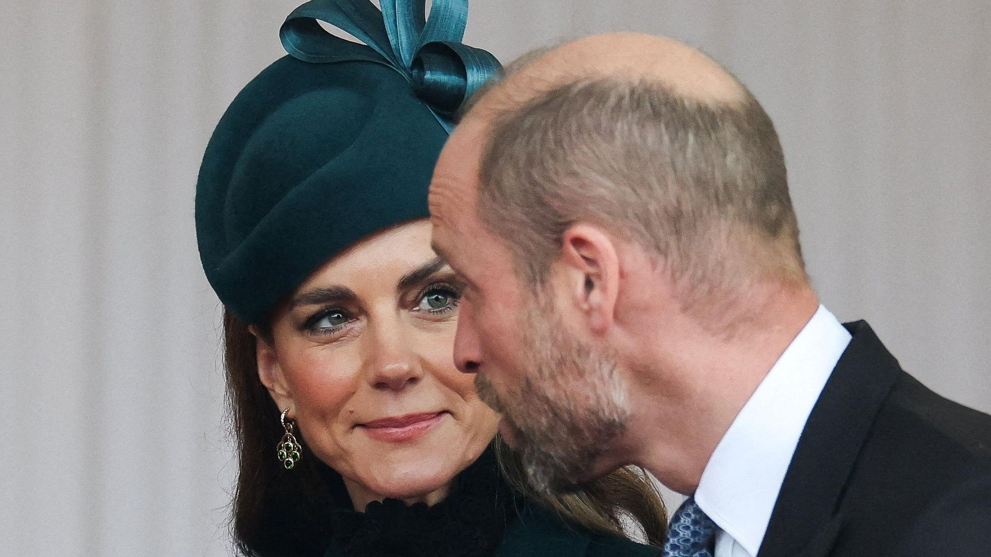 Prinzessin Kate und Prinz William begrüßen den Sultan von Oman, Haitham bin Tarik, zum Auftakt seines dreitägigen Staatsbesuchs in Windsor.