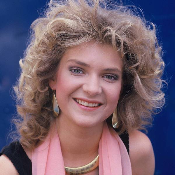 Die Schlagersängerin Tanja Jonak bei einem Auftritt 1987.