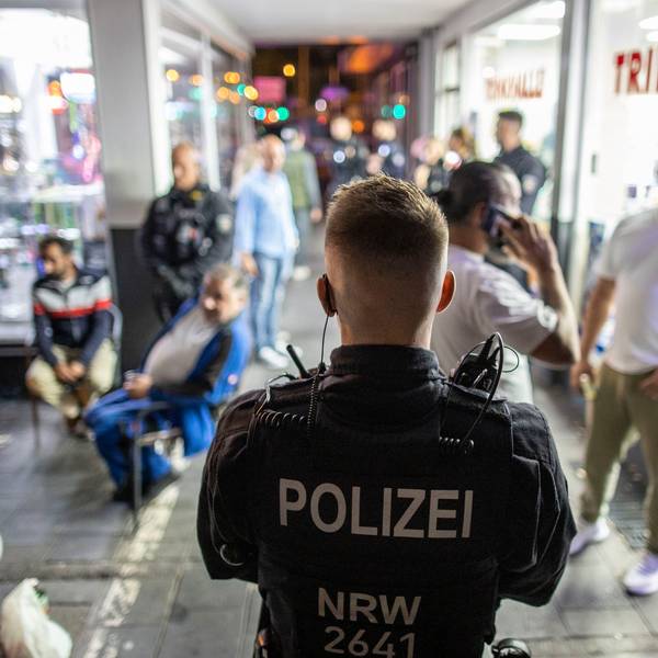 Razzia bei einer gemeinsamen Aktionen mehrerer Behörden gegen Clan-Kriminalität.