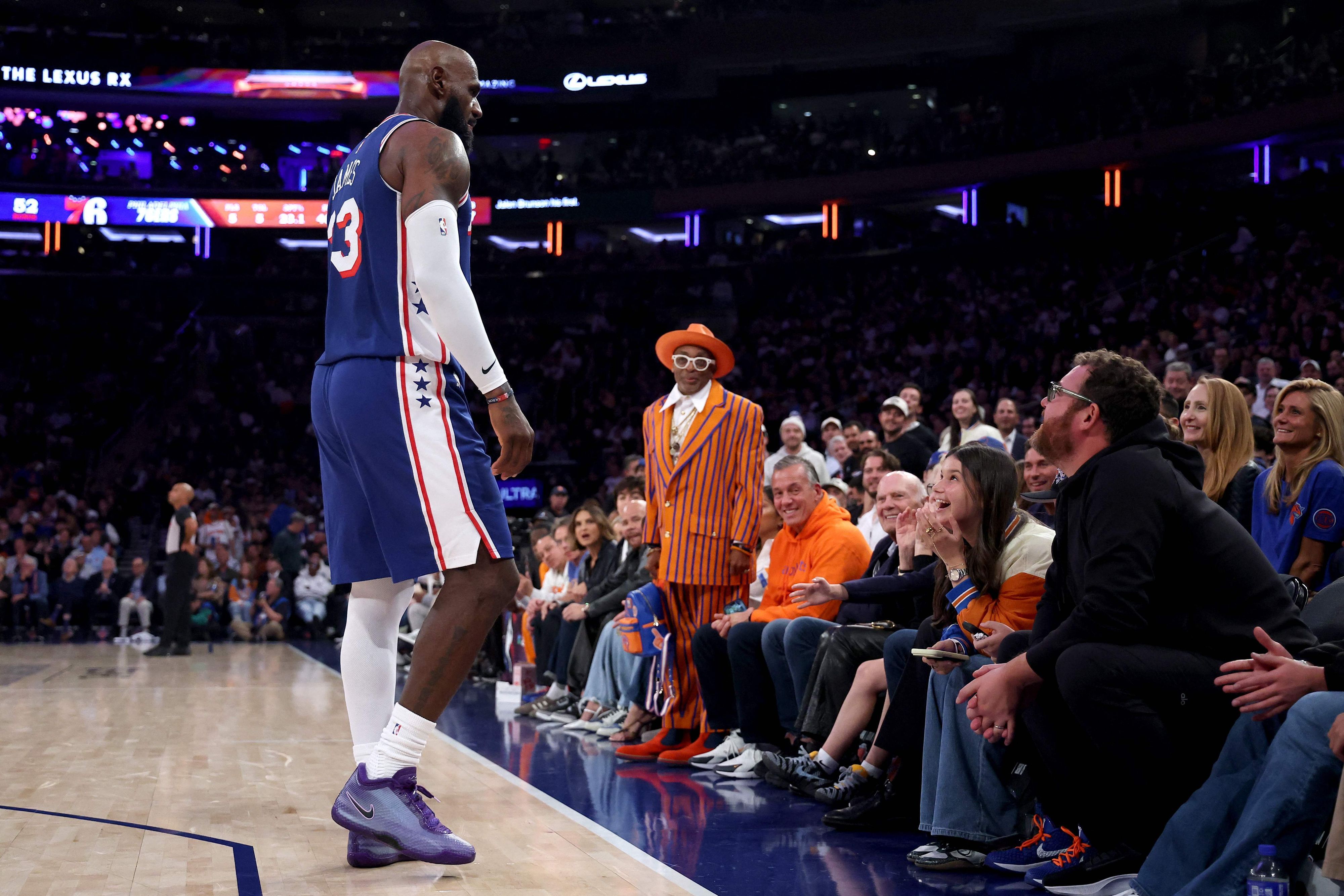 LeBron James und Hollywood-Regisseur Spike Lee lieferten sich ein Wortgefecht.