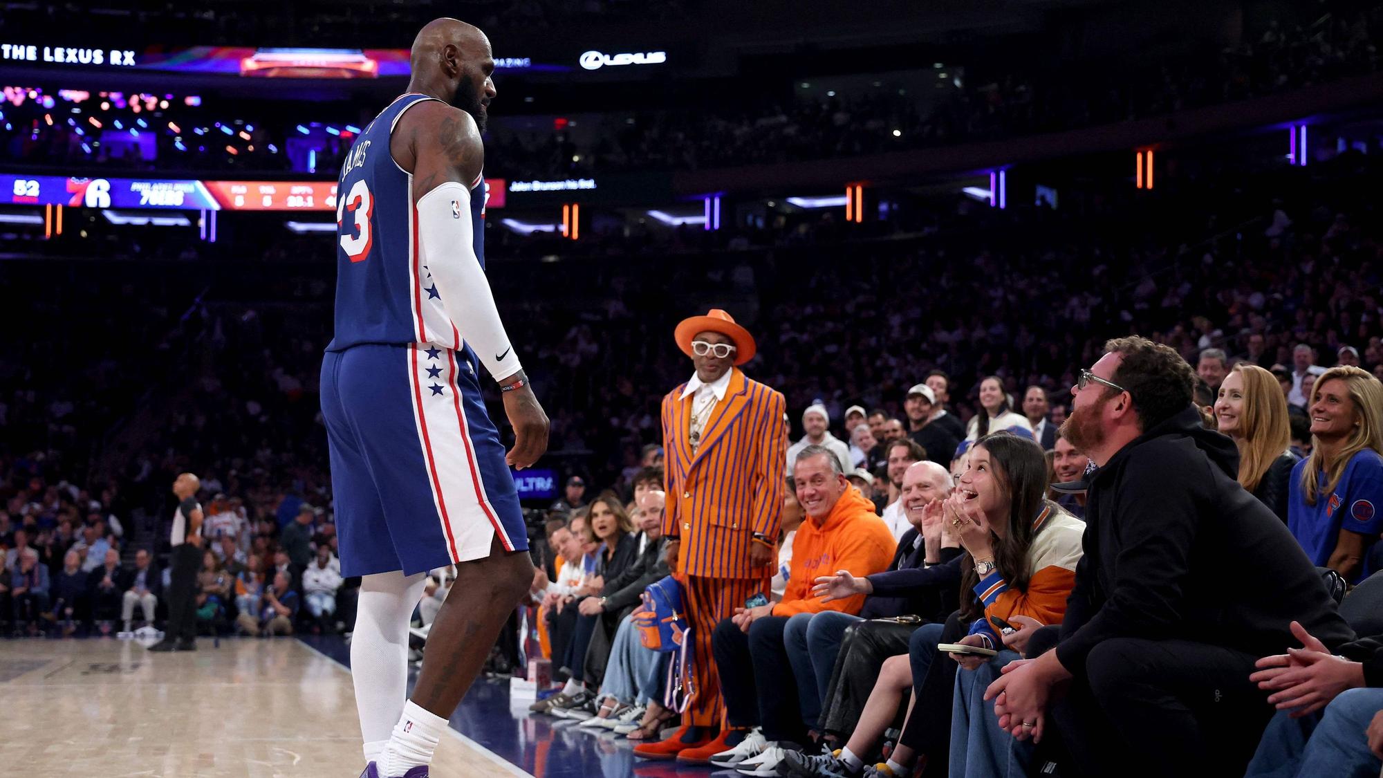 LeBron James und Hollywood-Regisseur Spike Lee lieferten sich ein Wortgefecht.