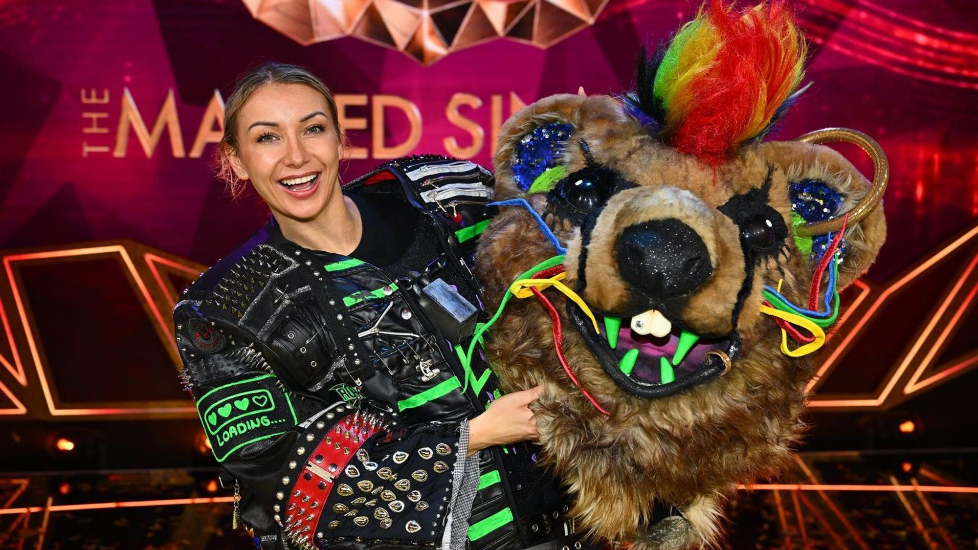„Nie gedacht, dass ich ins Finale komme.“ Anna-Carina Woitschack war Wild Thing und vom eigenen Erfolg selbst überrascht - Platz zwei! (Bild: Joyn/Willi Weber)