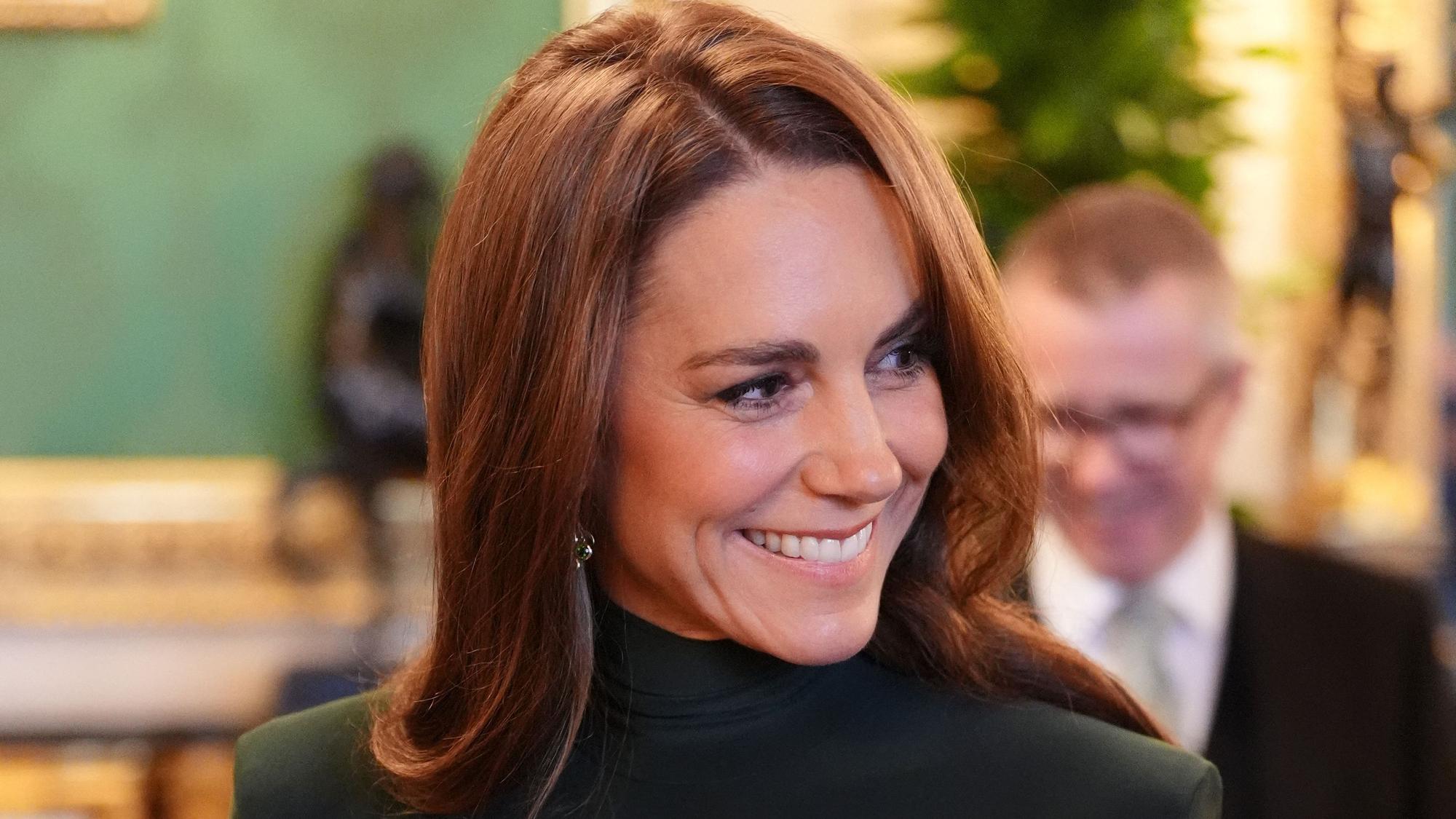 Prinzessin Kate empfing im Rahmen des Staatsbesuchs von Omans Sultan Haitham bin Tariq Al Said zu einem offiziellen Termin.