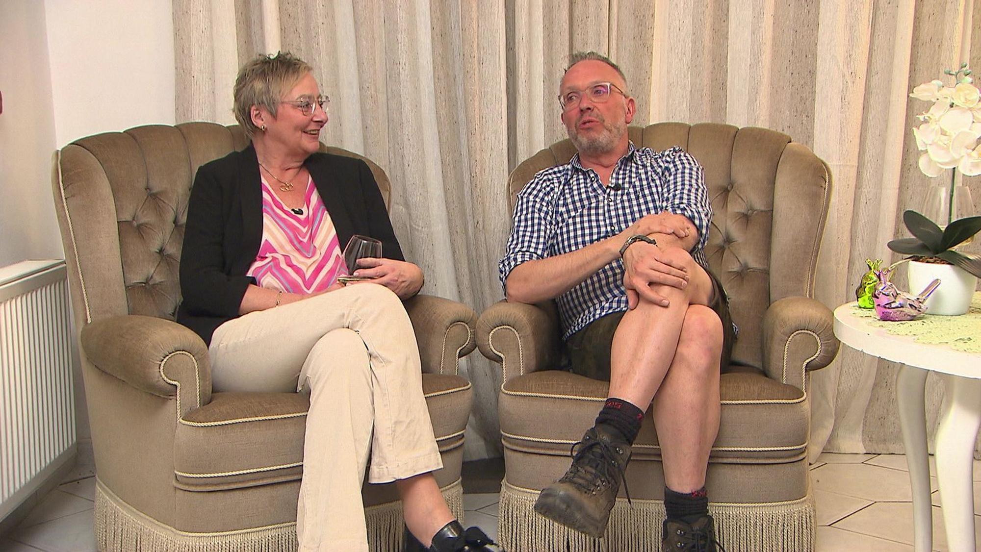 Andreas hat passend zum bayerischen Abend die Tracht angezogen. (Bild: RTL)