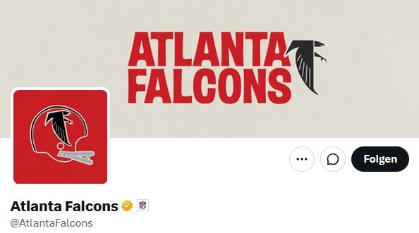 Die Atlanta Falcons sorgen mit einem neuen Logo für Wirbel in den sozialen Netzwerken.
