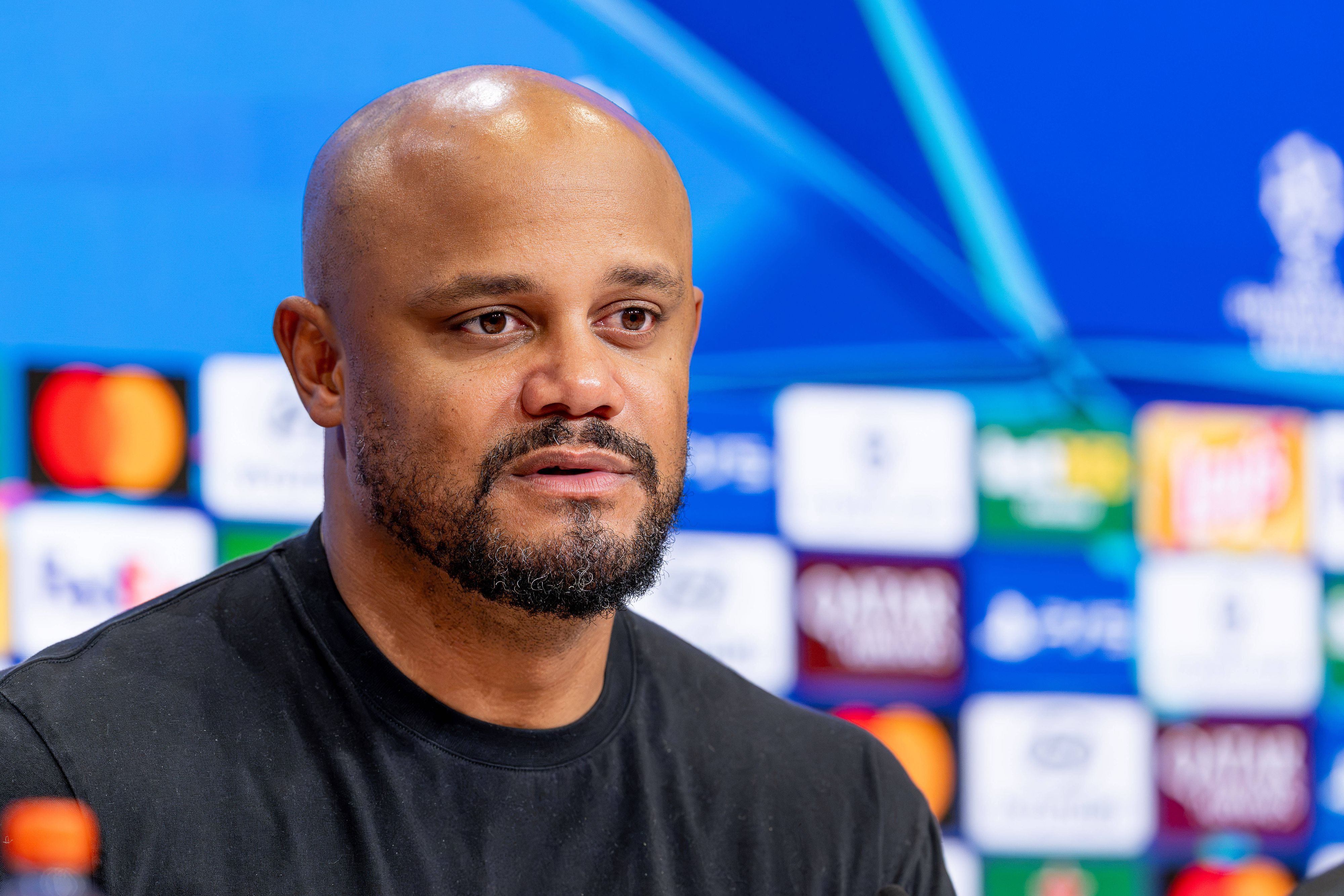 Pressekonferenz mit Bayern-Trainer Vincent Kompany.