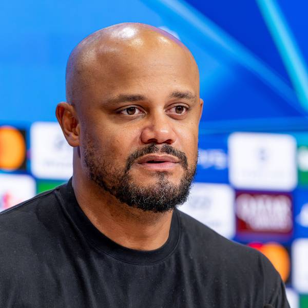 Pressekonferenz mit Bayern-Trainer Vincent Kompany.