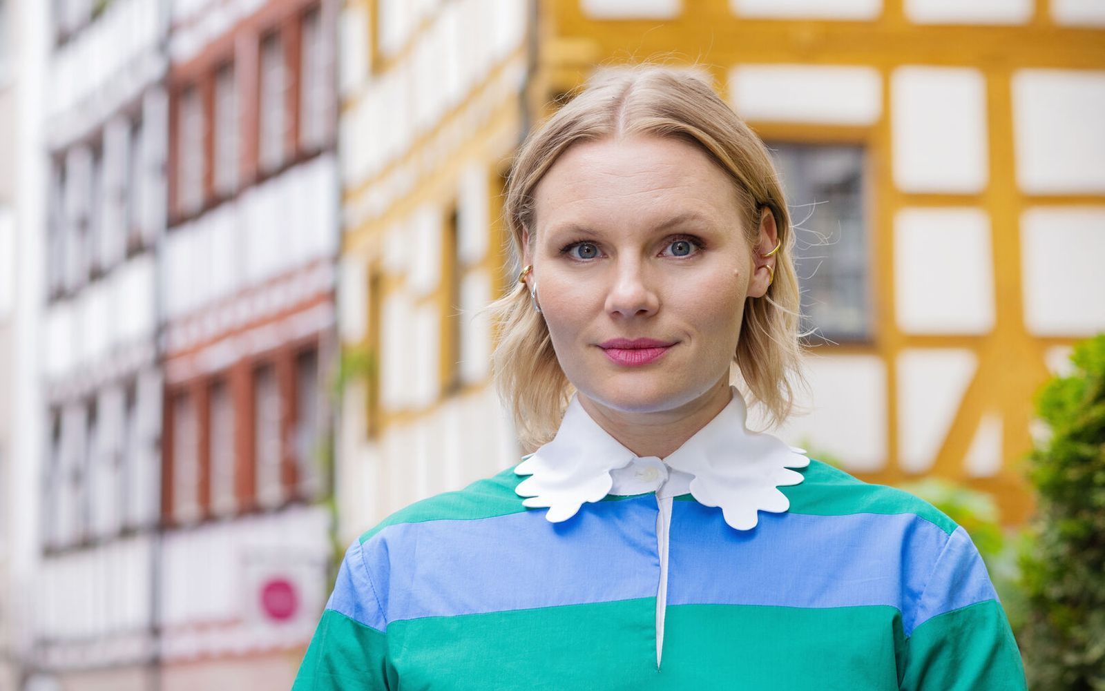 Am Sonntag feiert Schauspielerin Rosalie Thomass ihren Einstand als Hauptkommissarin Emilia Rathgeber im Nürnberger „Tatort“.  (Bild: BR/Markus Konvalin)